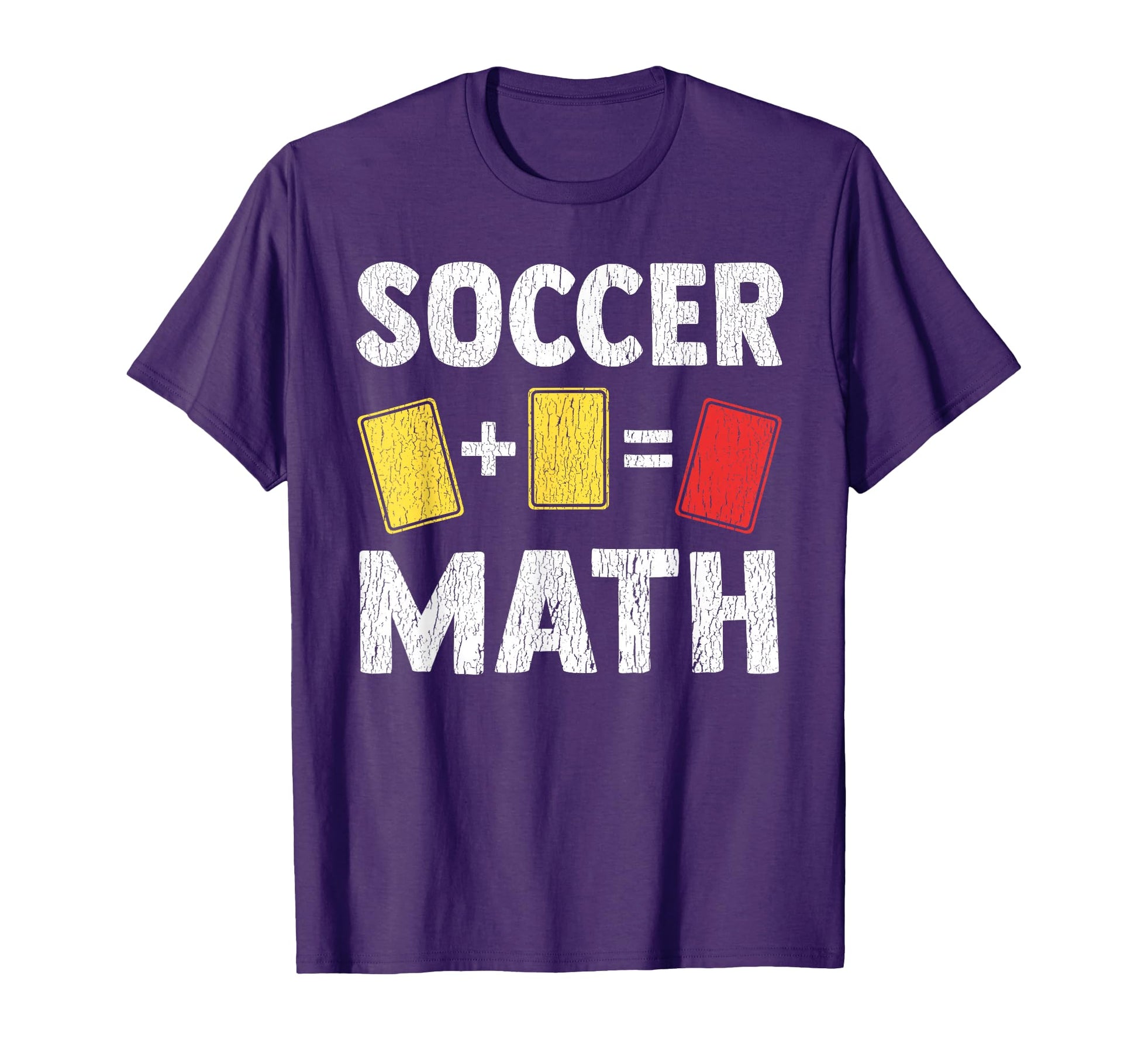Funny Soccer Math Two Yellow Cards Is T-Shirt - Fun Novelty Design Unisex - T-Shirt, Sweatshirt, Hoodie