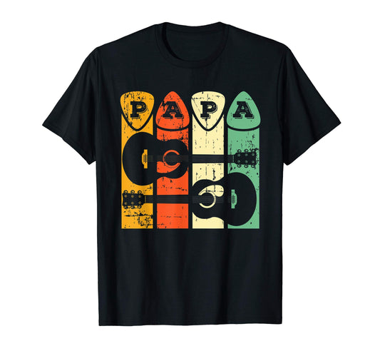Acoustic Guitar Papa Gift Guitarist T-Shirt - Unique Graphic for Adults - T-Shirt, Sweatshirt, Hoodie