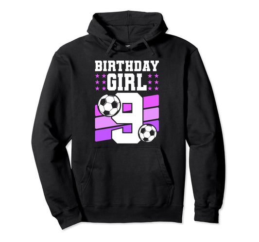 9 Years Old 9Th Birthday Gift Bday Hoodie - Aesthetic Graphic Unisex - T-Shirt, Sweatshirt, Hoodie