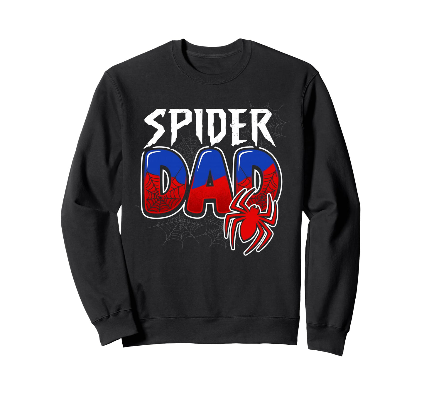 Spider Dad Family Matching Sweatshirt - Casual Everyday Wear Men Women - T-Shirt, Sweatshirt, Hoodie