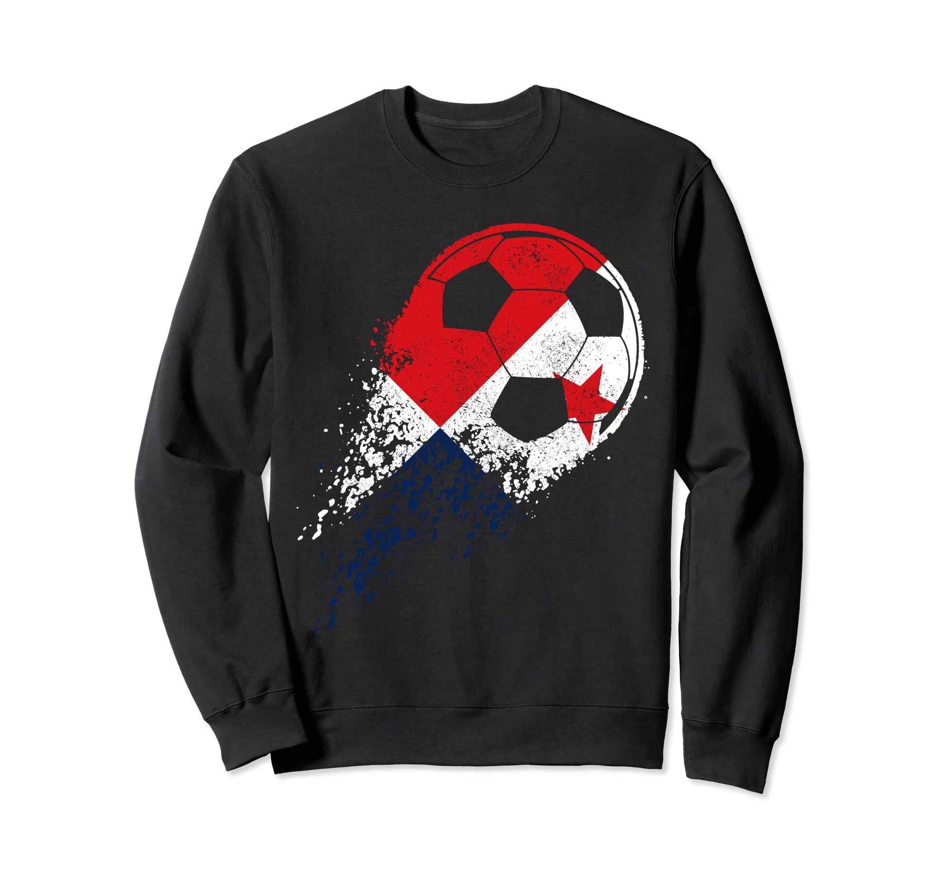 Panama Soccer Panamanian Flag Pride Sweatshirt - Fun Novelty Design Unisex - T-Shirt, Sweatshirt, Hoodie