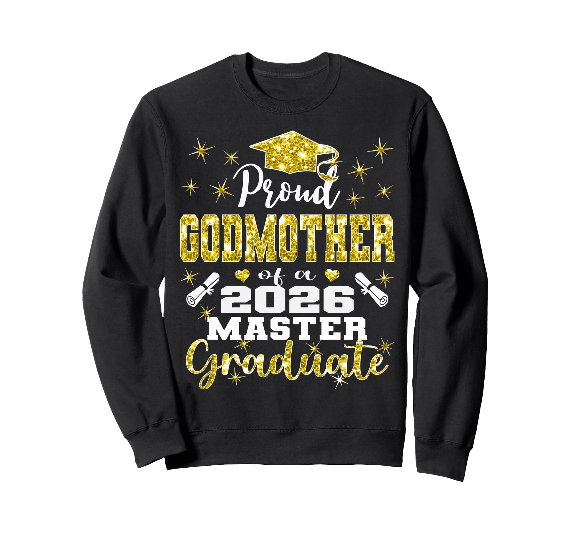 Proud Godmother 2026 Class Master Sweatshirt - Minimalist Print Unisex - T-Shirt, Sweatshirt, Hoodie