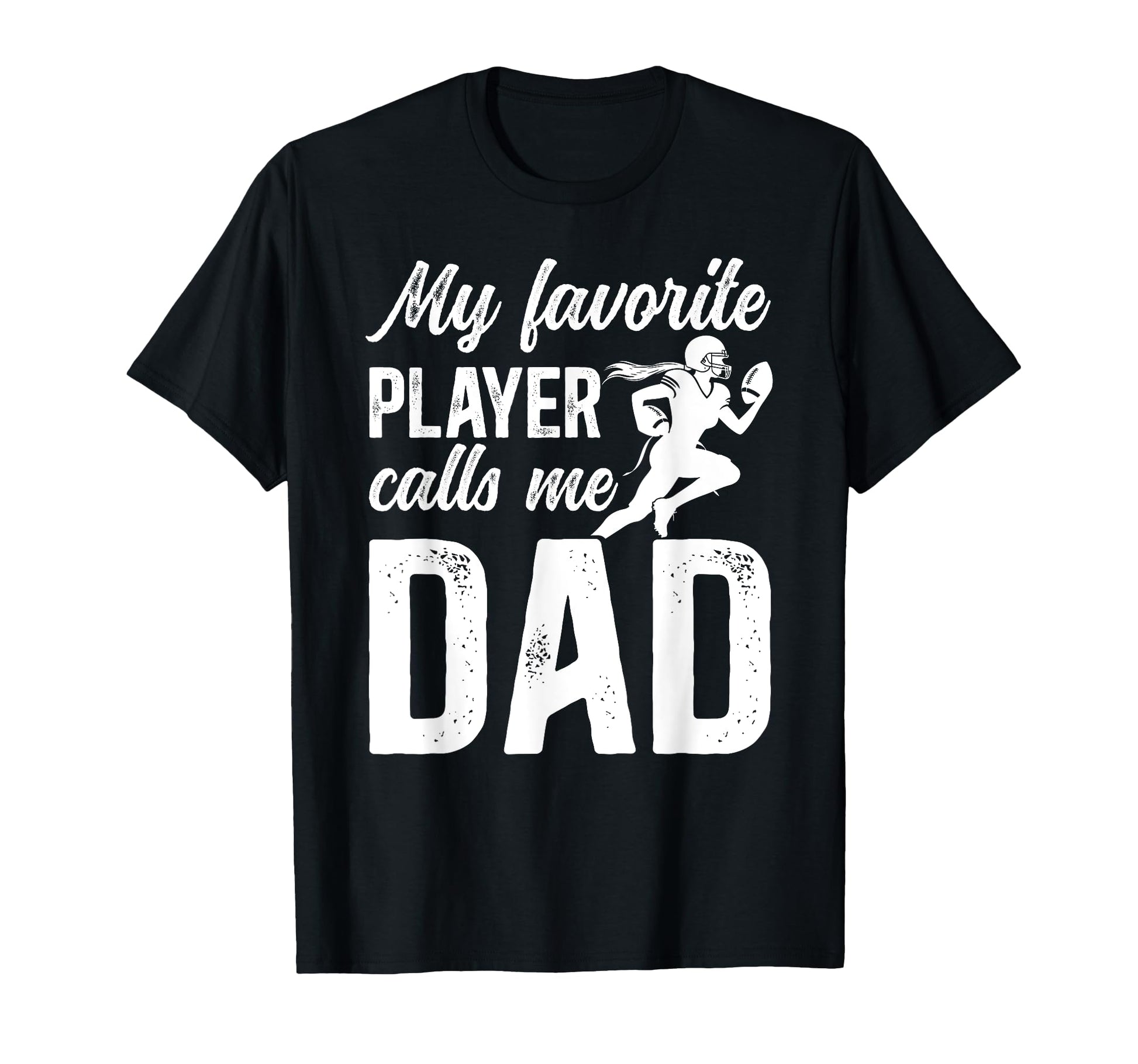 Proud Flag Football Dad Flag T-Shirt - Casual Everyday Wear Men Women - T-Shirt, Sweatshirt, Hoodie