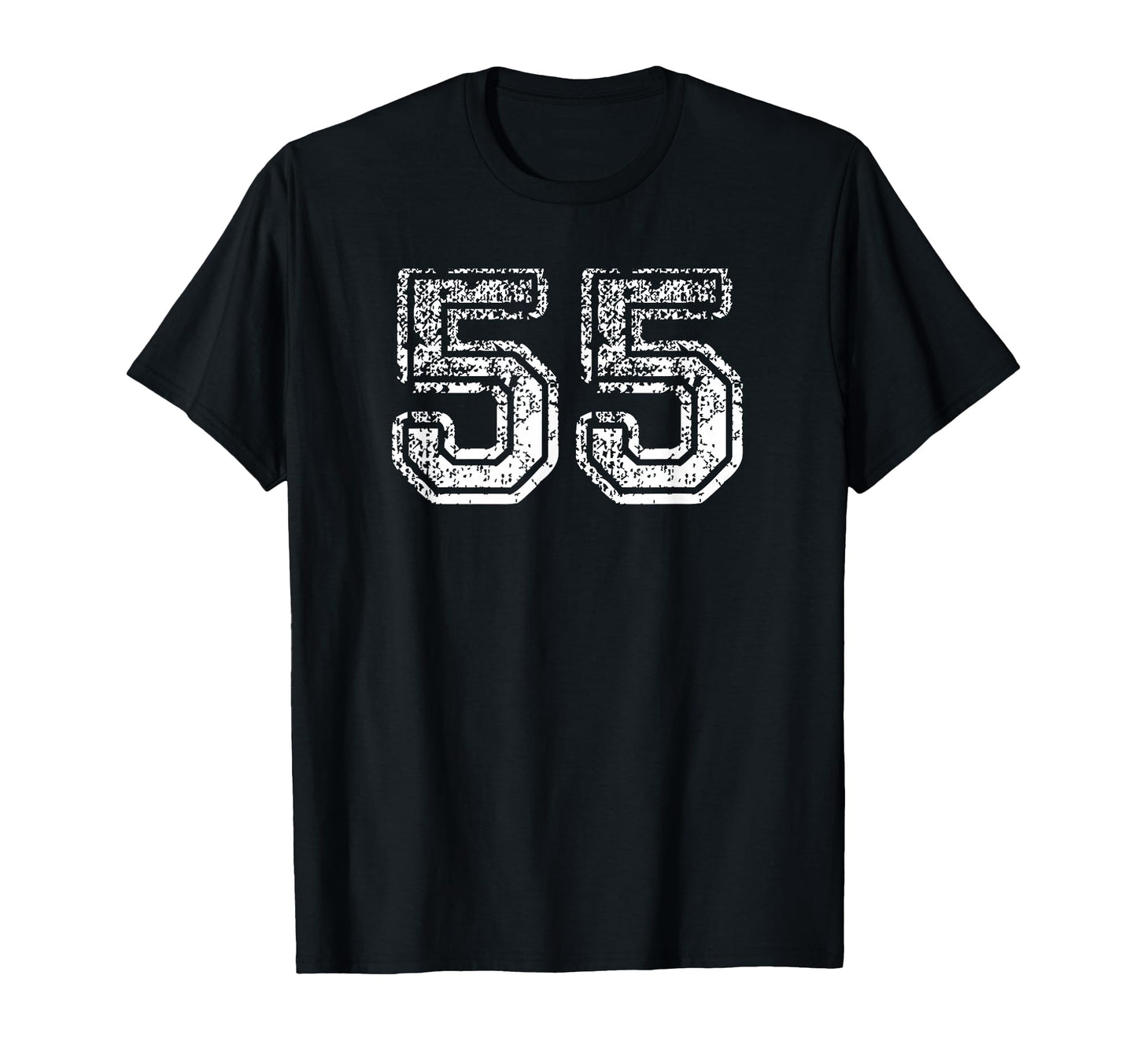 Number 55 Baseball Football Soccer T-Shirt - Graphic Print Men Women - T-Shirt, Sweatshirt, Hoodie