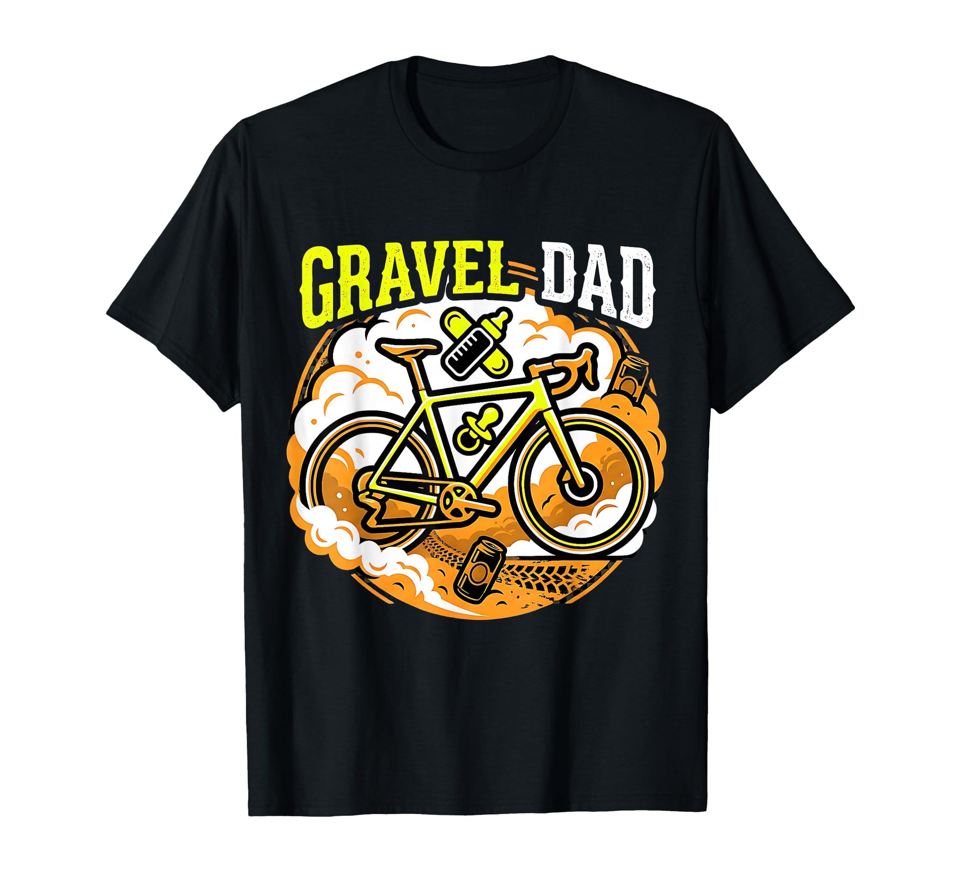 Gravel Dad Funny Bike Dad T-Shirt - Casual Everyday Wear for Adults - T-Shirt, Sweatshirt, Hoodie