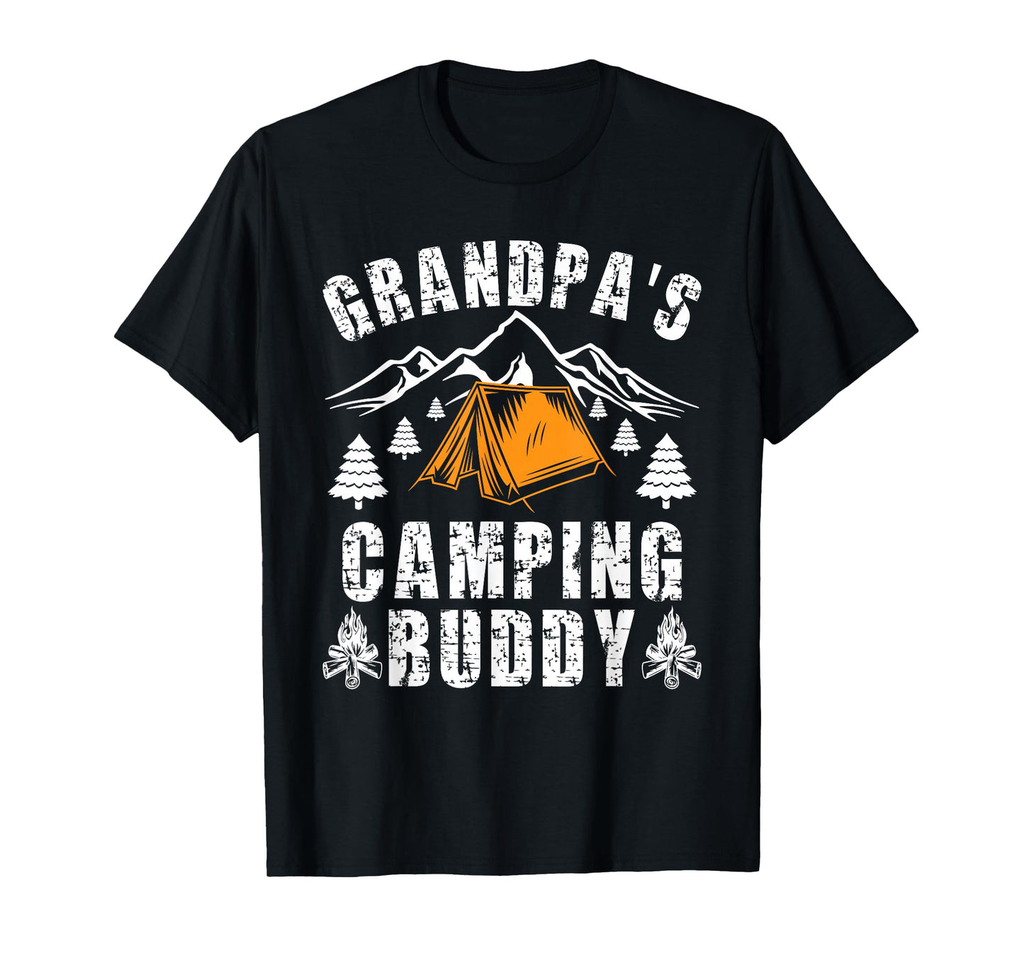 Grandpas Camping Buddy Grandson Camping T-Shirt - Aesthetic Graphic Unisex - T-Shirt, Sweatshirt, Hoodie