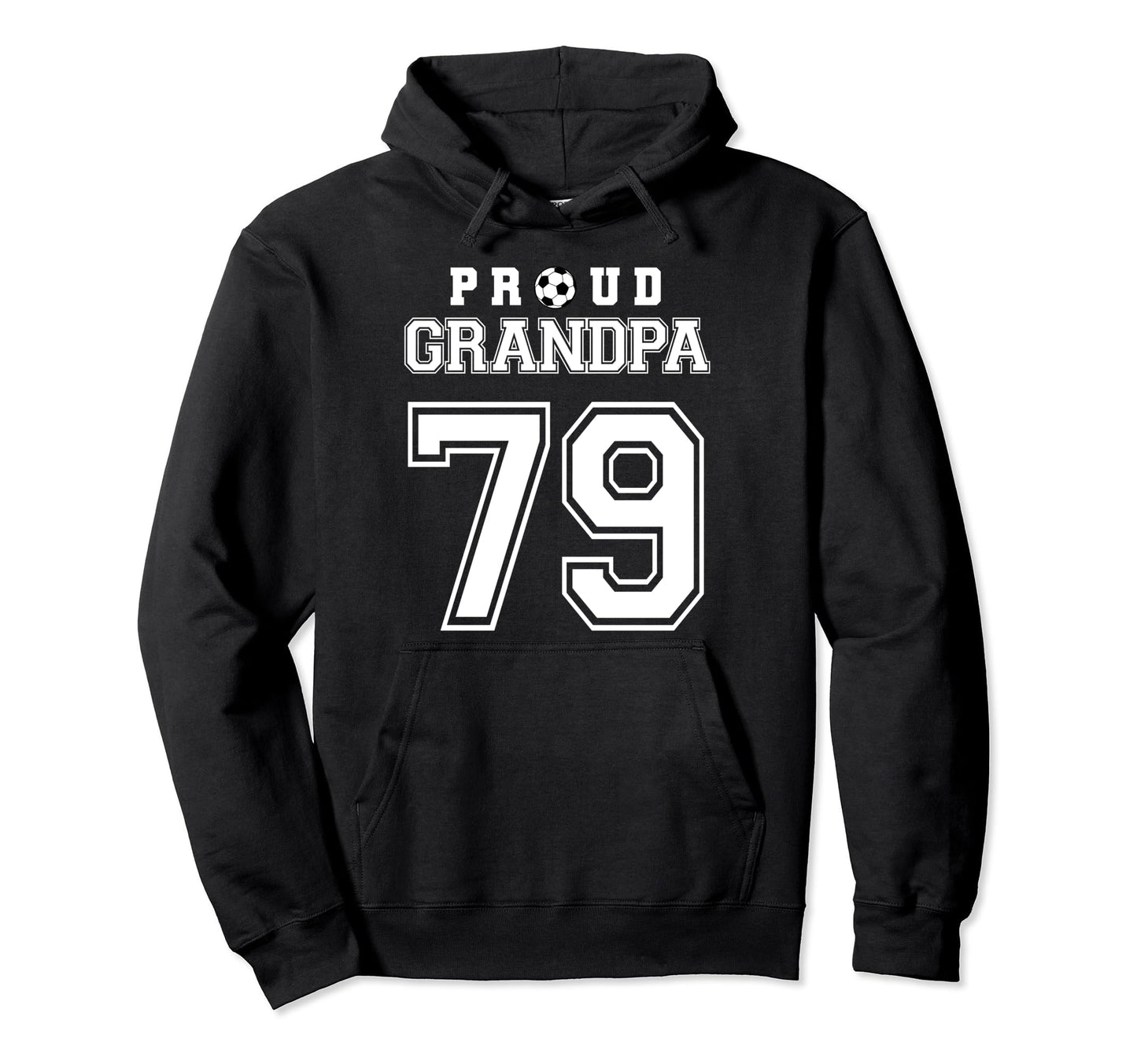 Number 79 Custom Proud Soccer Futbol Hoodie - Minimalist Print Men Women - T-Shirt, Sweatshirt, Hoodie