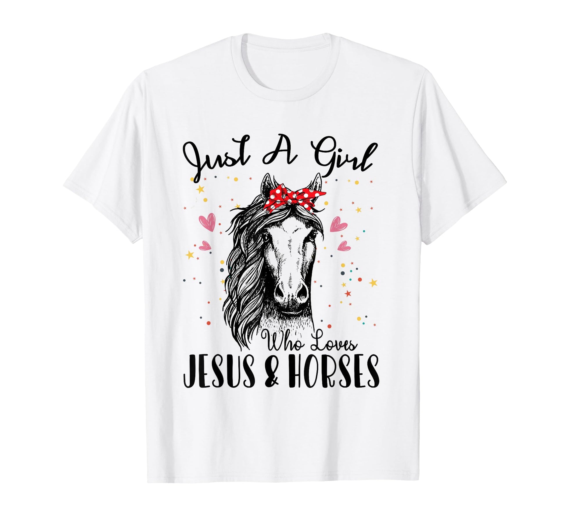 Just Who Loves Horses Jesus Horse T-Shirt - Streetwear Style for Adults - T-Shirt, Sweatshirt, Hoodie