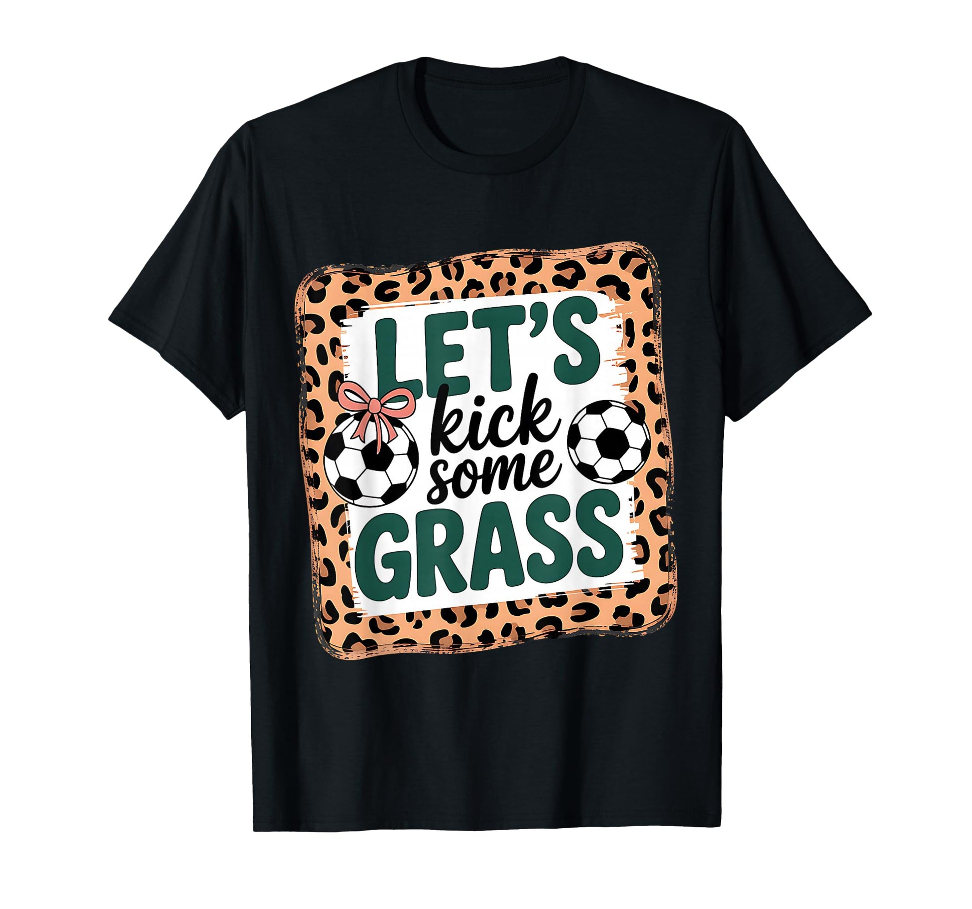 Let S Kick Some Grass Soccer Mom T-Shirt - Custom Art Print for Adults - T-Shirt, Sweatshirt, Hoodie