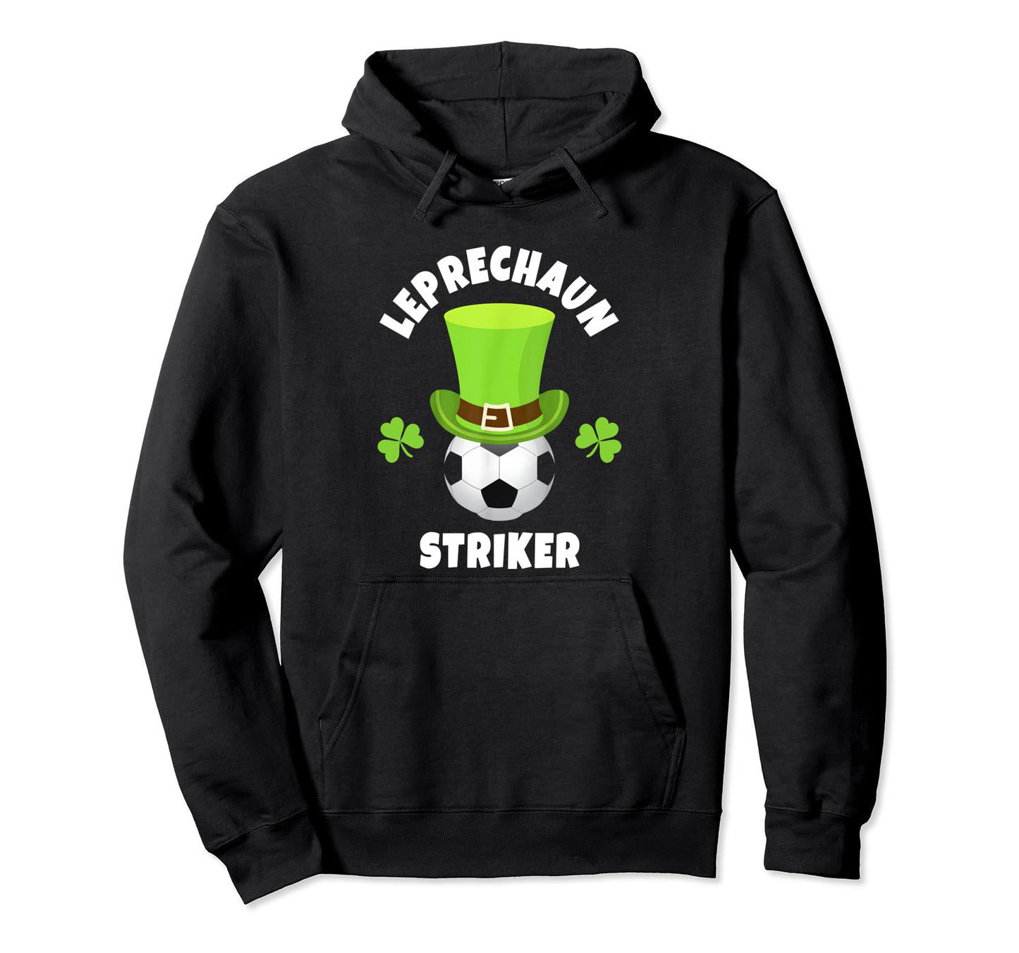 Soccer Strikers Leprechaun Striker Hoodie - Minimalist Print Unisex - T-Shirt, Sweatshirt, Hoodie