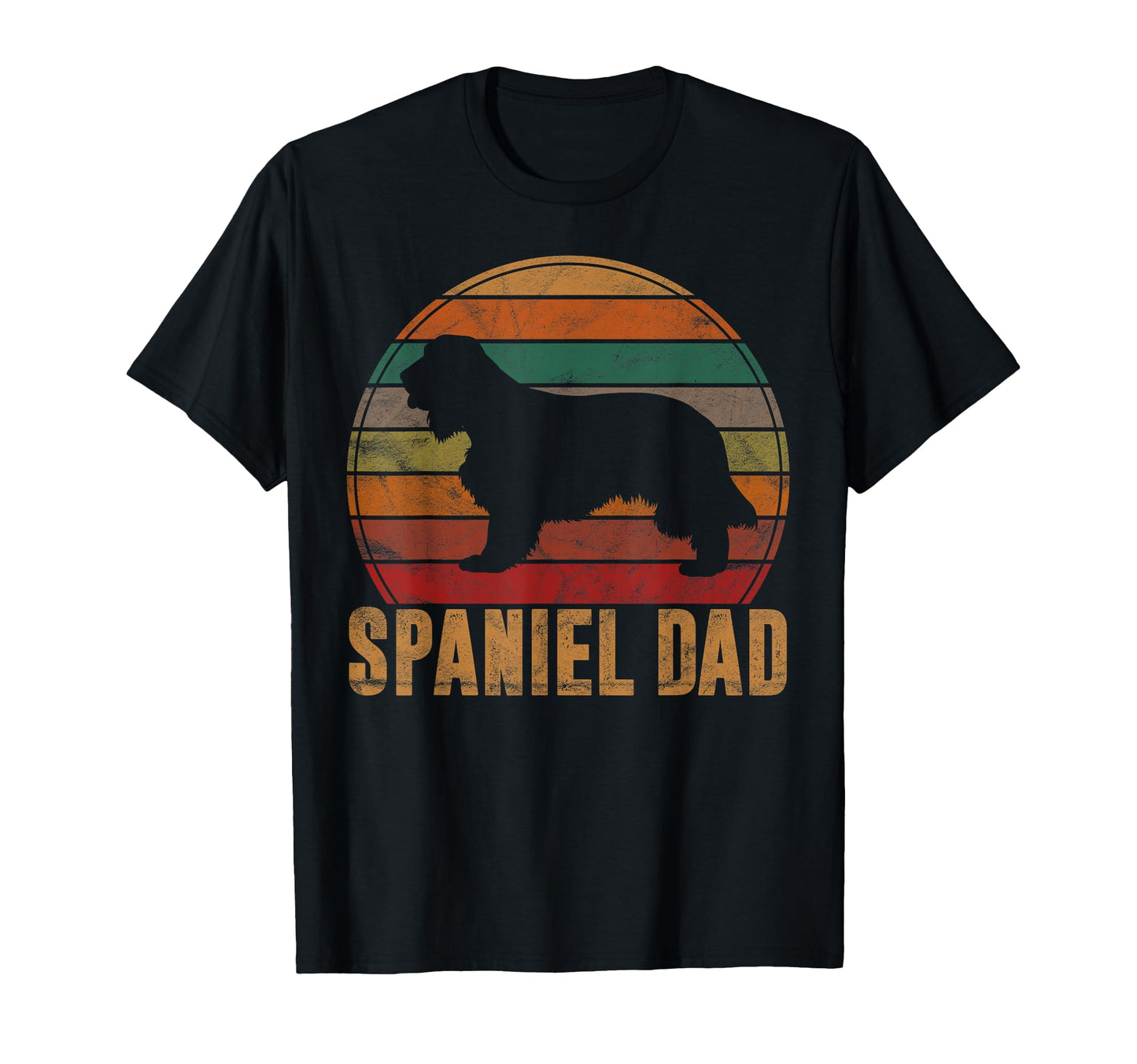Spaniel Dad Gift Dog Owner Pet English T-Shirt - Novelty Apparel Unisex - T-Shirt, Sweatshirt, Hoodie