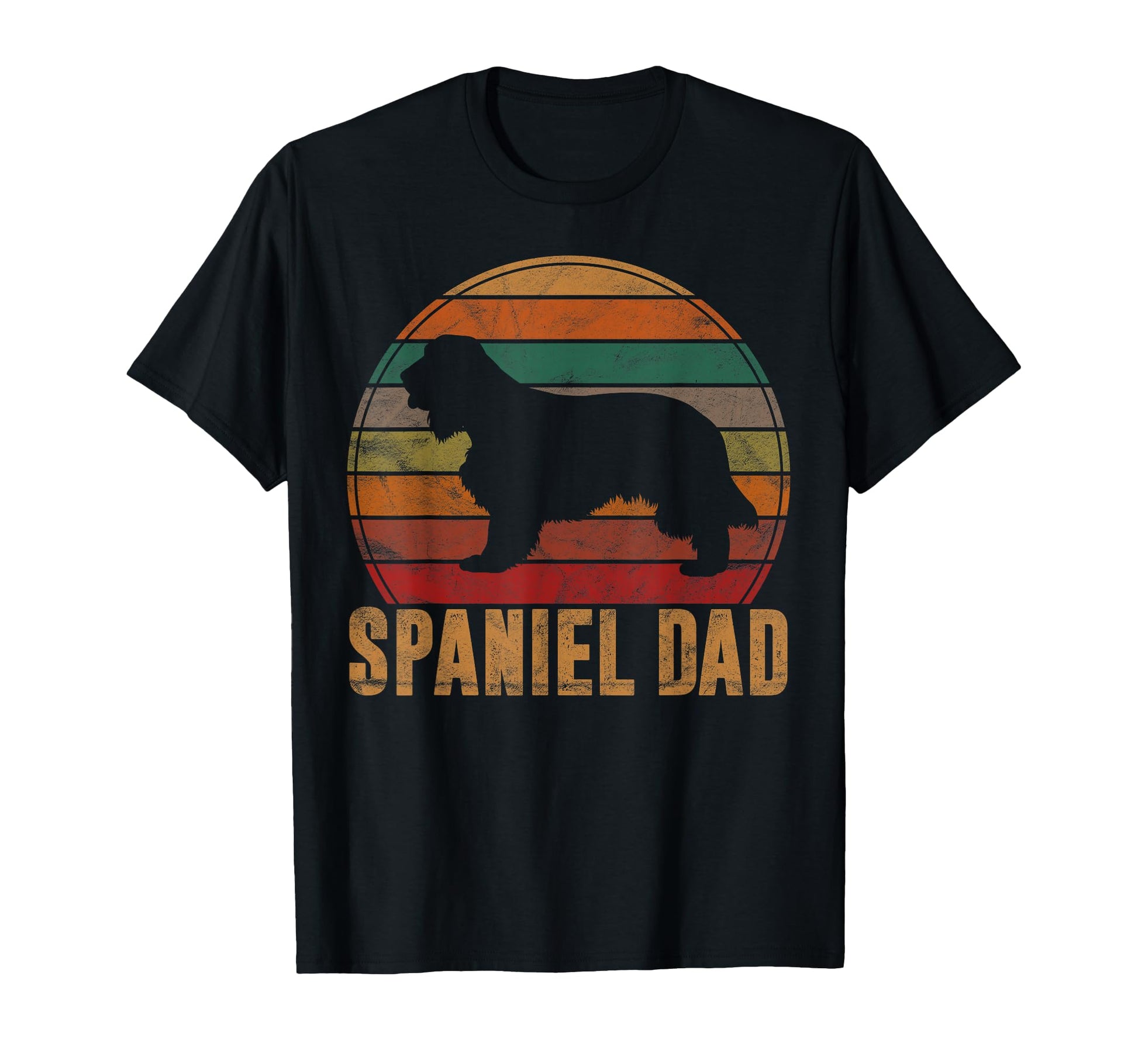 Spaniel Dad Gift Dog Owner Pet English T-Shirt - Novelty Apparel Unisex - T-Shirt, Sweatshirt, Hoodie