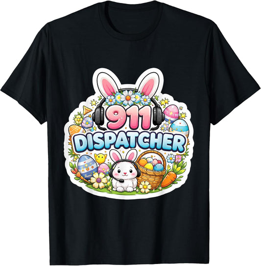 911 Dispatcher First Responder Easter Merch Unisex T-shirt, Sweatshirt, Hoodie, Long Sleeve Tee - T-Shirt, Sweatshirt, Hoodie
