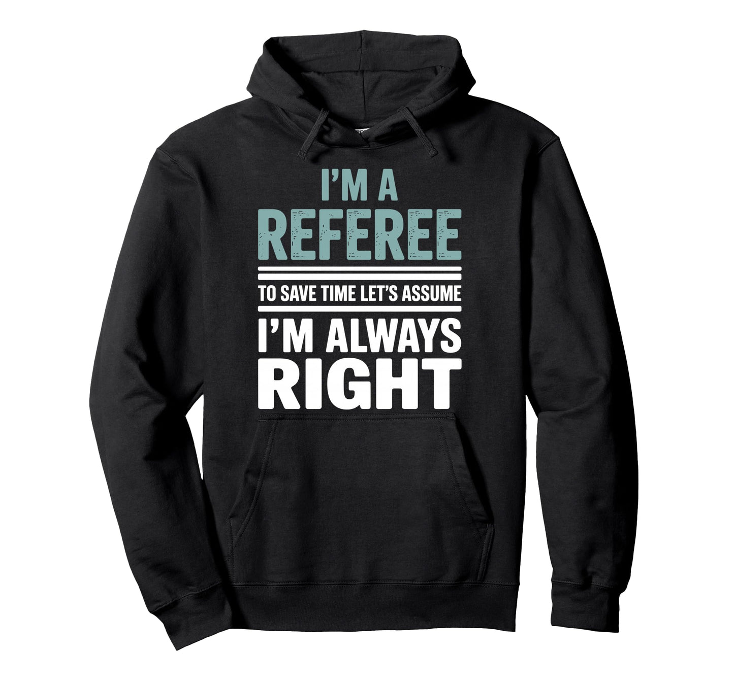 Funny Referee Art Soccer Football Referee Hoodie - Minimalist Print Unisex - T-Shirt, Sweatshirt, Hoodie