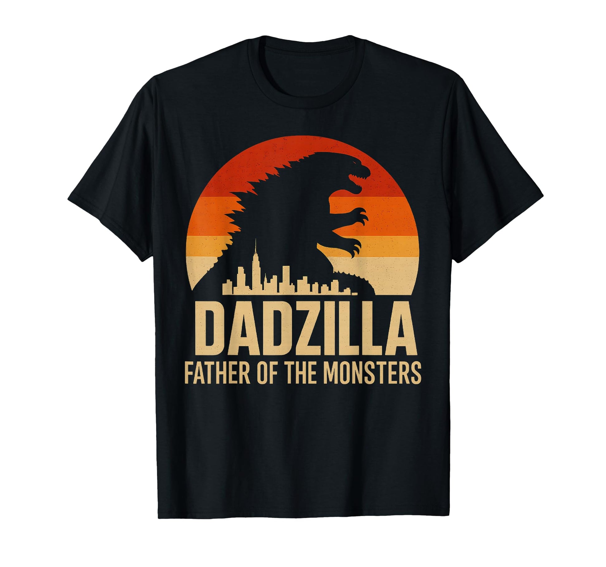 Dadzilla Father Monsters Mens Fathers Day T-Shirt - Custom Art Print Unisex - T-Shirt, Sweatshirt, Hoodie