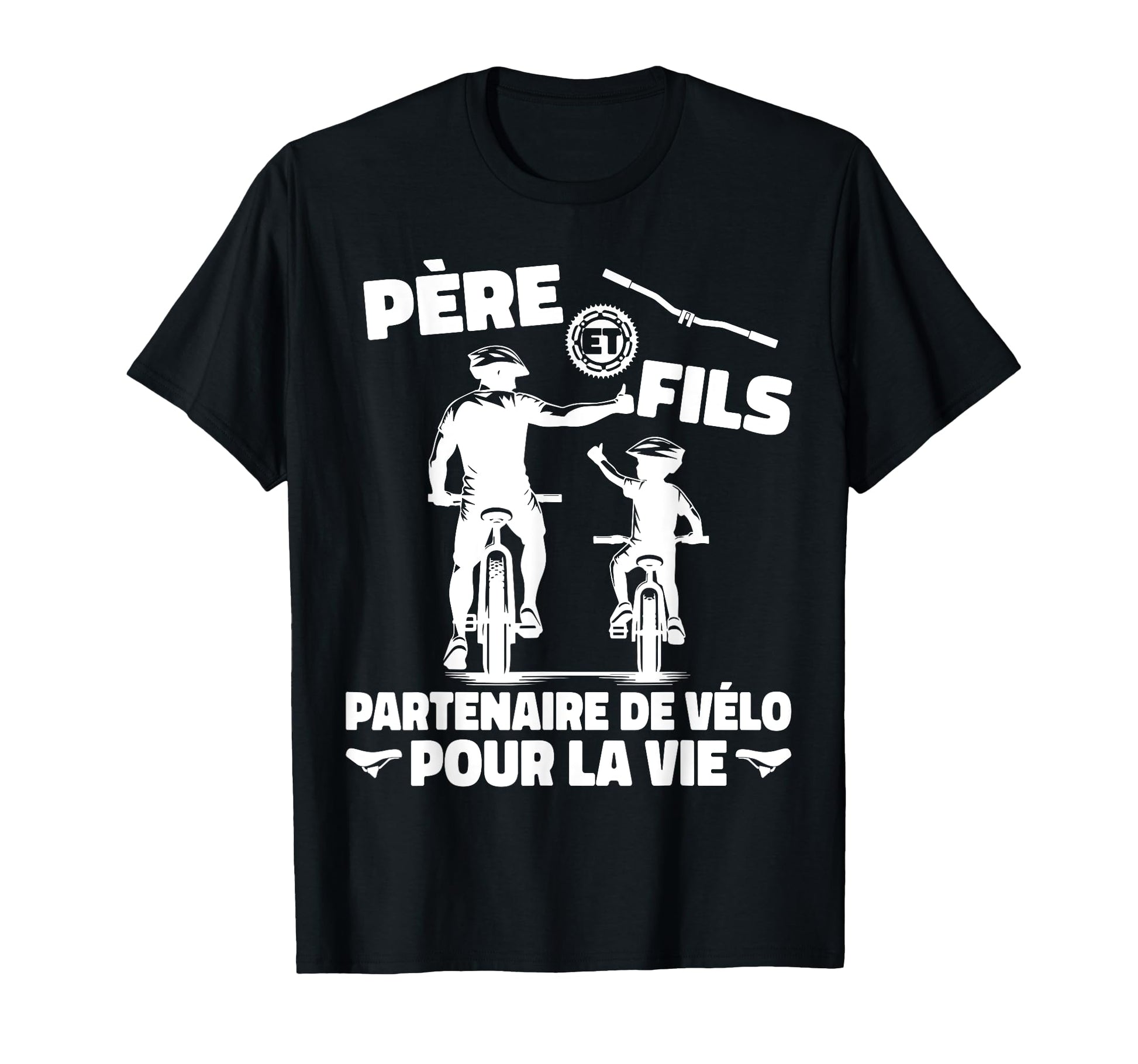 Father And Son Cycling Partner Life T-Shirt - Trendy Graphic Men Women - T-Shirt, Sweatshirt, Hoodie