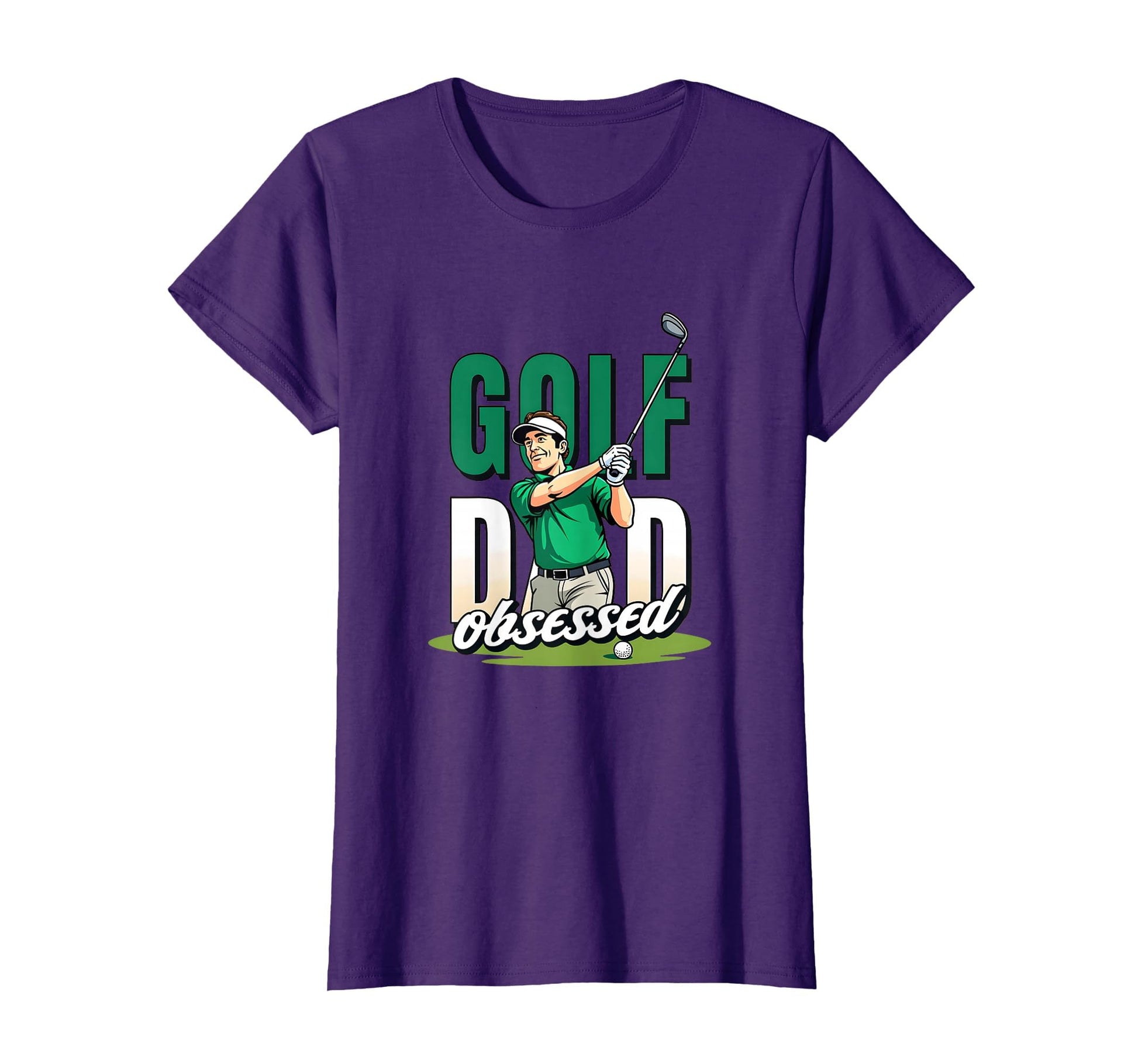 Golf Obsessed Dad Funny Golf Lover T-Shirt - Unique Graphic for Adults - T-Shirt, Sweatshirt, Hoodie