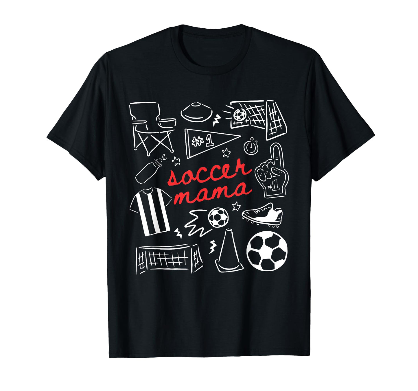 Soccer Mama Mothers Day Game Day T-Shirt - Streetwear Style Men Women - T-Shirt, Sweatshirt, Hoodie