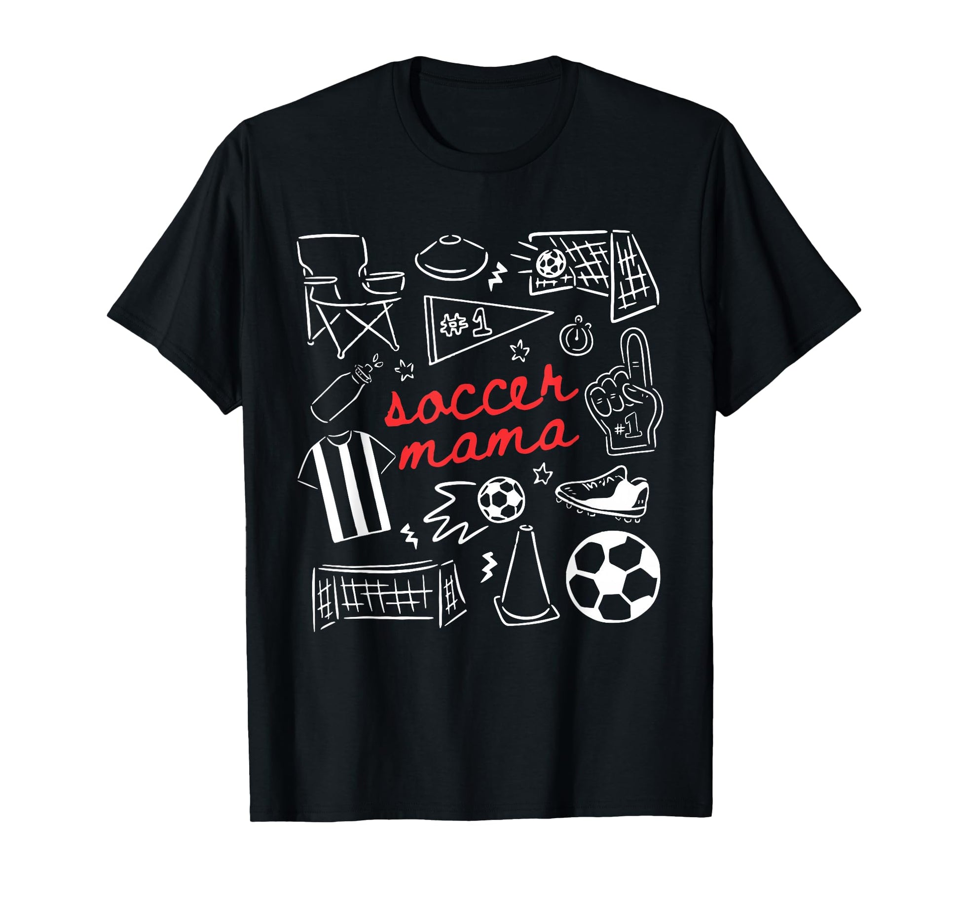 Soccer Mama Mothers Day Game Day T-Shirt - Streetwear Style Men Women - T-Shirt, Sweatshirt, Hoodie