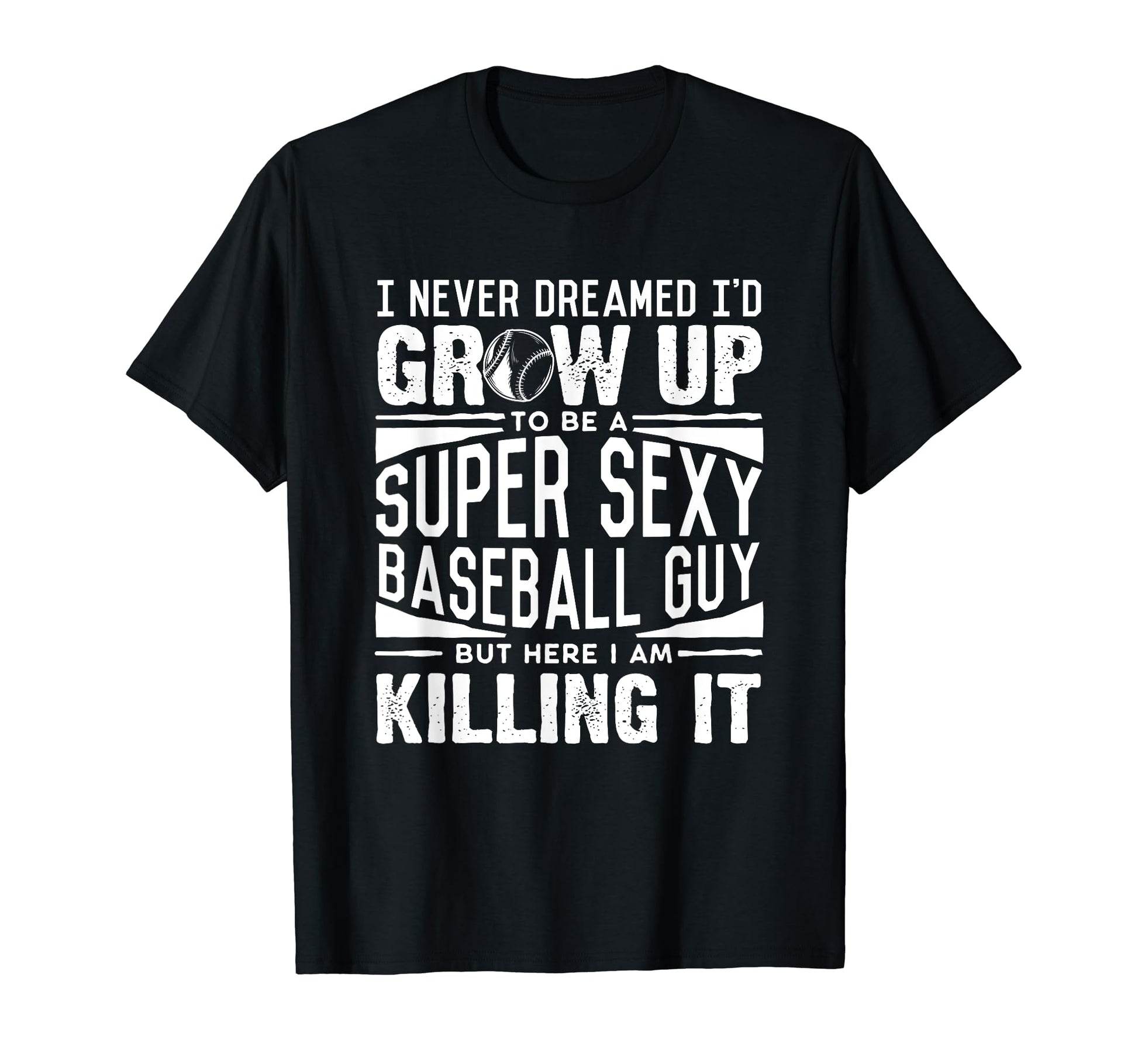 Baseball Player Hockey Lover T-Shirt - Casual Everyday Wear Men Women - T-Shirt, Sweatshirt, Hoodie