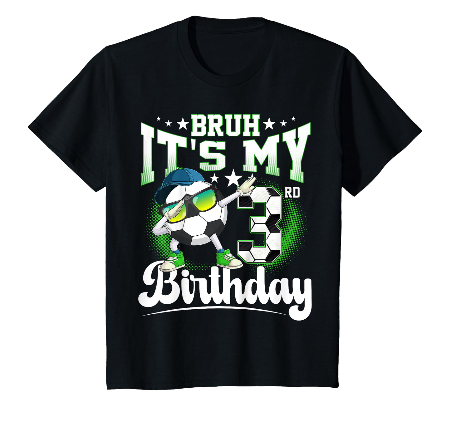 3 Years Old Birthday Bruh Its My 3Rd T-Shirt - Unique Graphic for Adults - T-Shirt, Sweatshirt, Hoodie