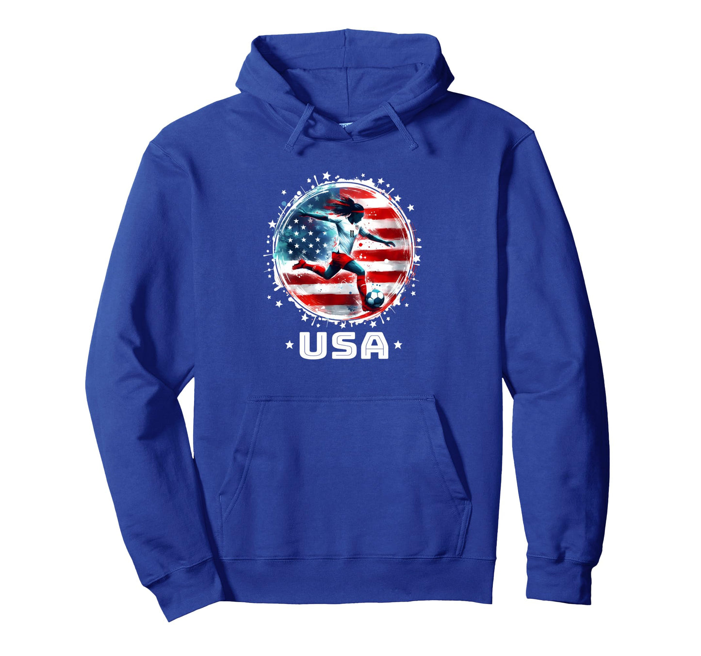 Soccer Mom American Flag Soccer Dad Hoodie - Aesthetic Graphic for Adults - T-Shirt, Sweatshirt, Hoodie