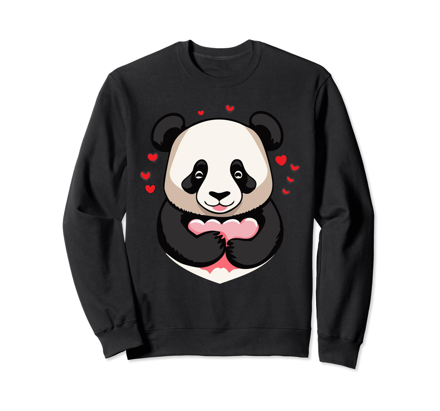 Love Panda Valentines Day Bear Hunt Sweatshirt - Trendy Graphic Unisex - T-Shirt, Sweatshirt, Hoodie