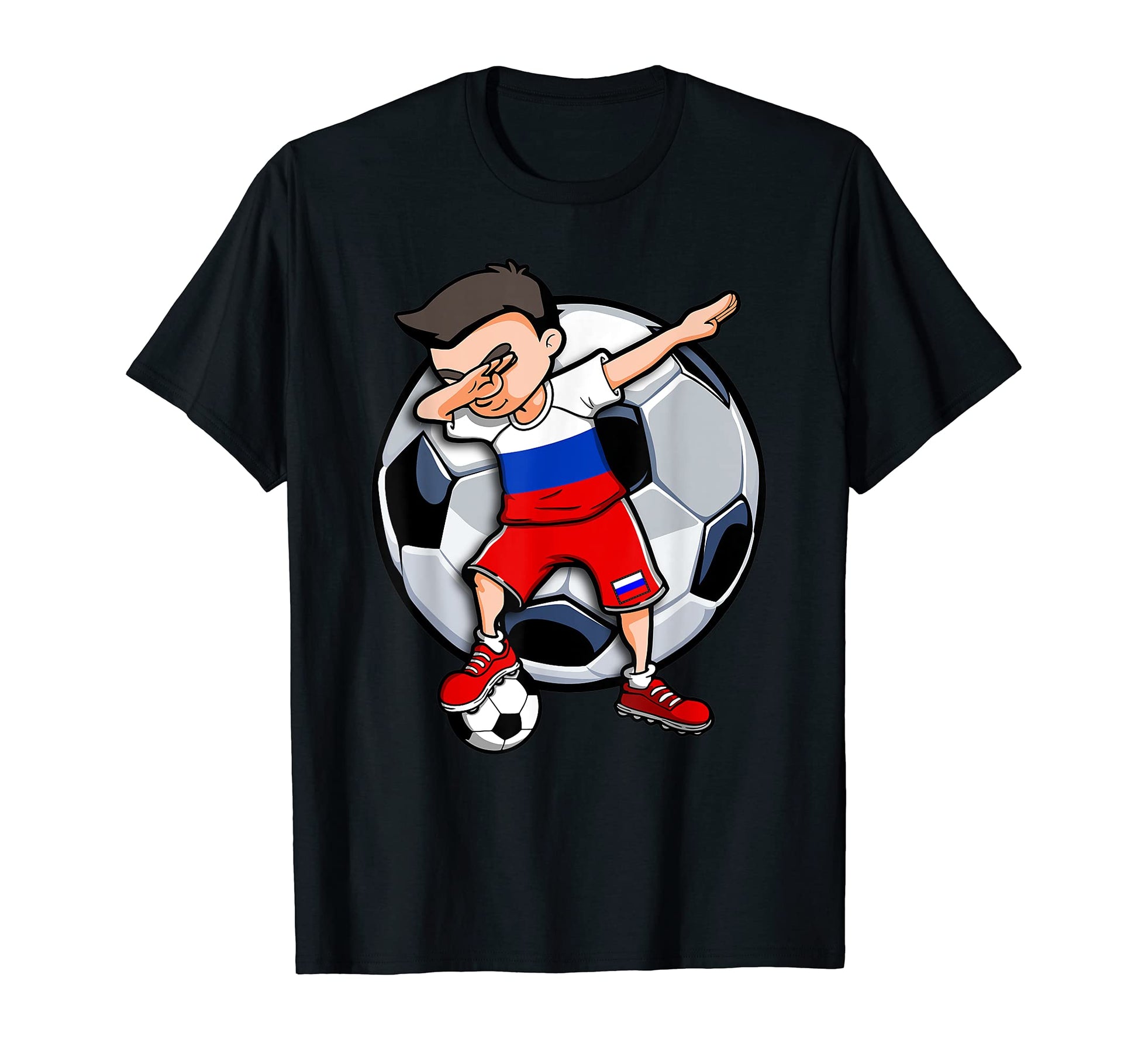 Dabbing Soccer Russia Football T-Shirt - Casual Everyday Wear for Adults - T-Shirt, Sweatshirt, Hoodie