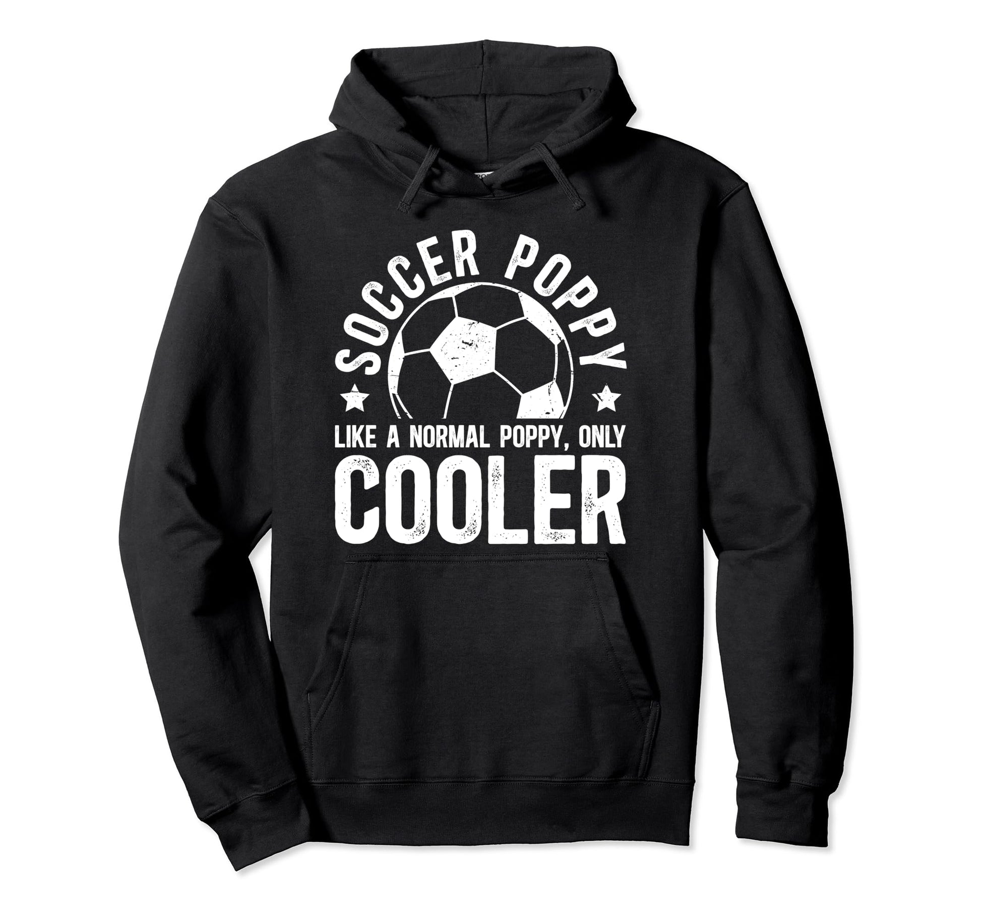 Soccer Poppy Grandpa Poppy Soccer Hoodie - Custom Art Print Men Women - T-Shirt, Sweatshirt, Hoodie