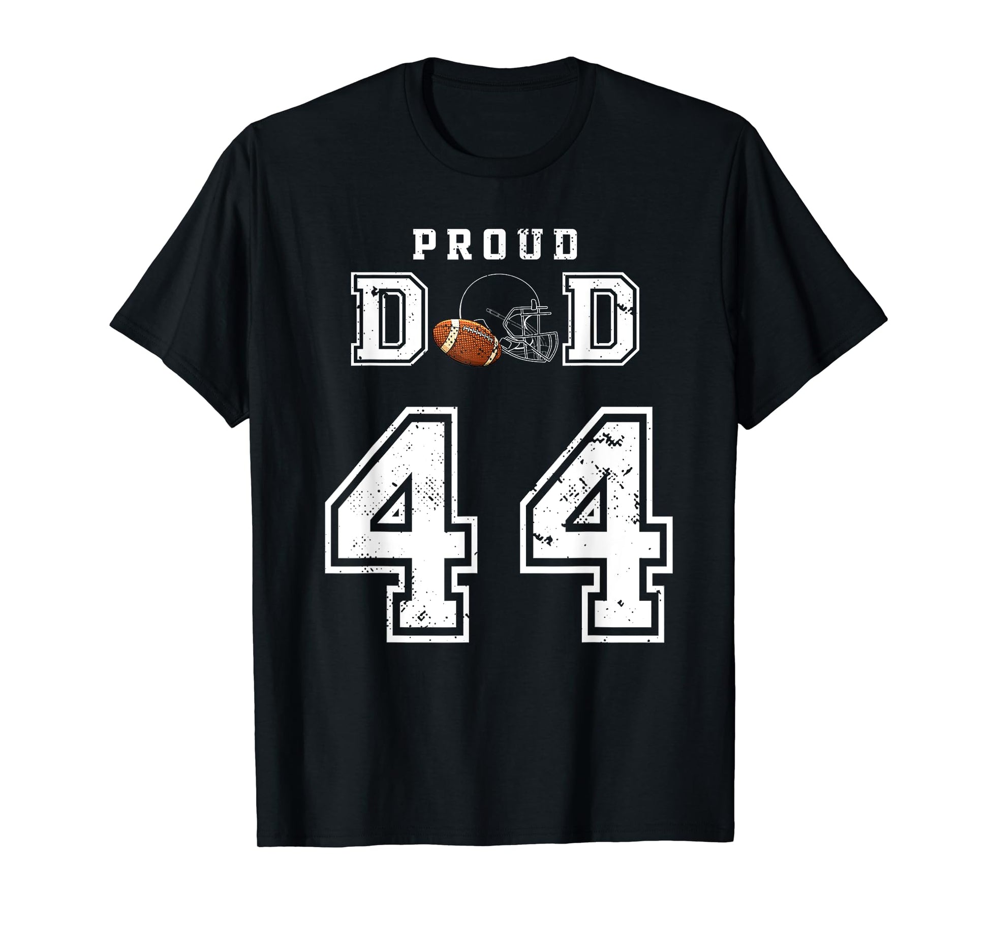 Custom Proud Football Dad Number 44 T-Shirt - Unique Graphic for Adults - T-Shirt, Sweatshirt, Hoodie