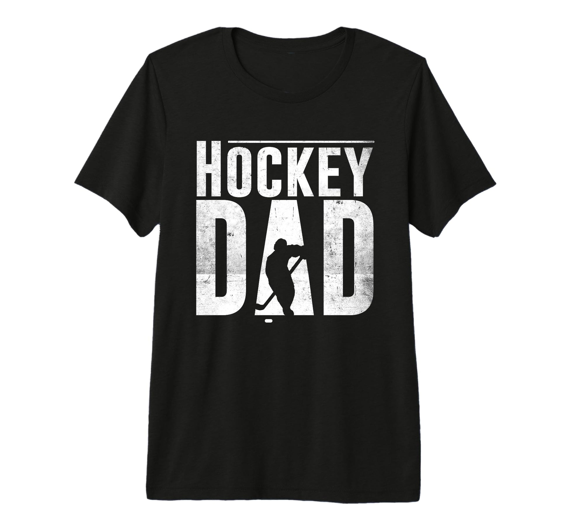 Mens Hockey Dad Hockey Silhouette T-Shirt - Casual Everyday Wear Unisex - T-Shirt, Sweatshirt, Hoodie