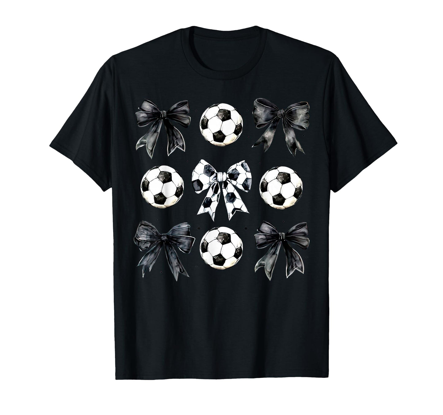 Soccer Bow Game Day Mama Soccer Mothers T-Shirt - Aesthetic Graphic Unisex - T-Shirt, Sweatshirt, Hoodie