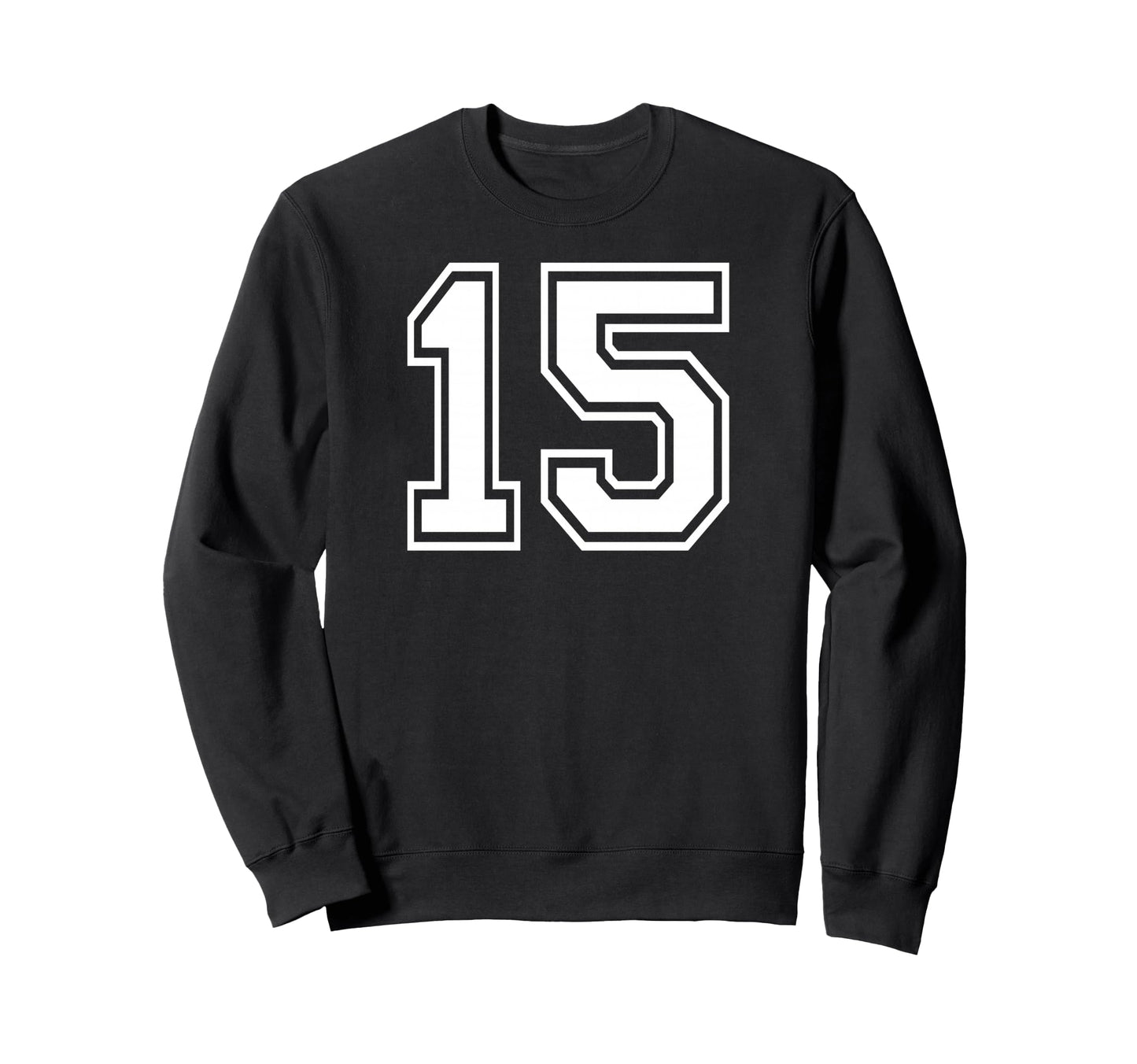 15 Number Fifteen Team Sports Sweatshirt - Aesthetic Graphic Men Women - T-Shirt, Sweatshirt, Hoodie