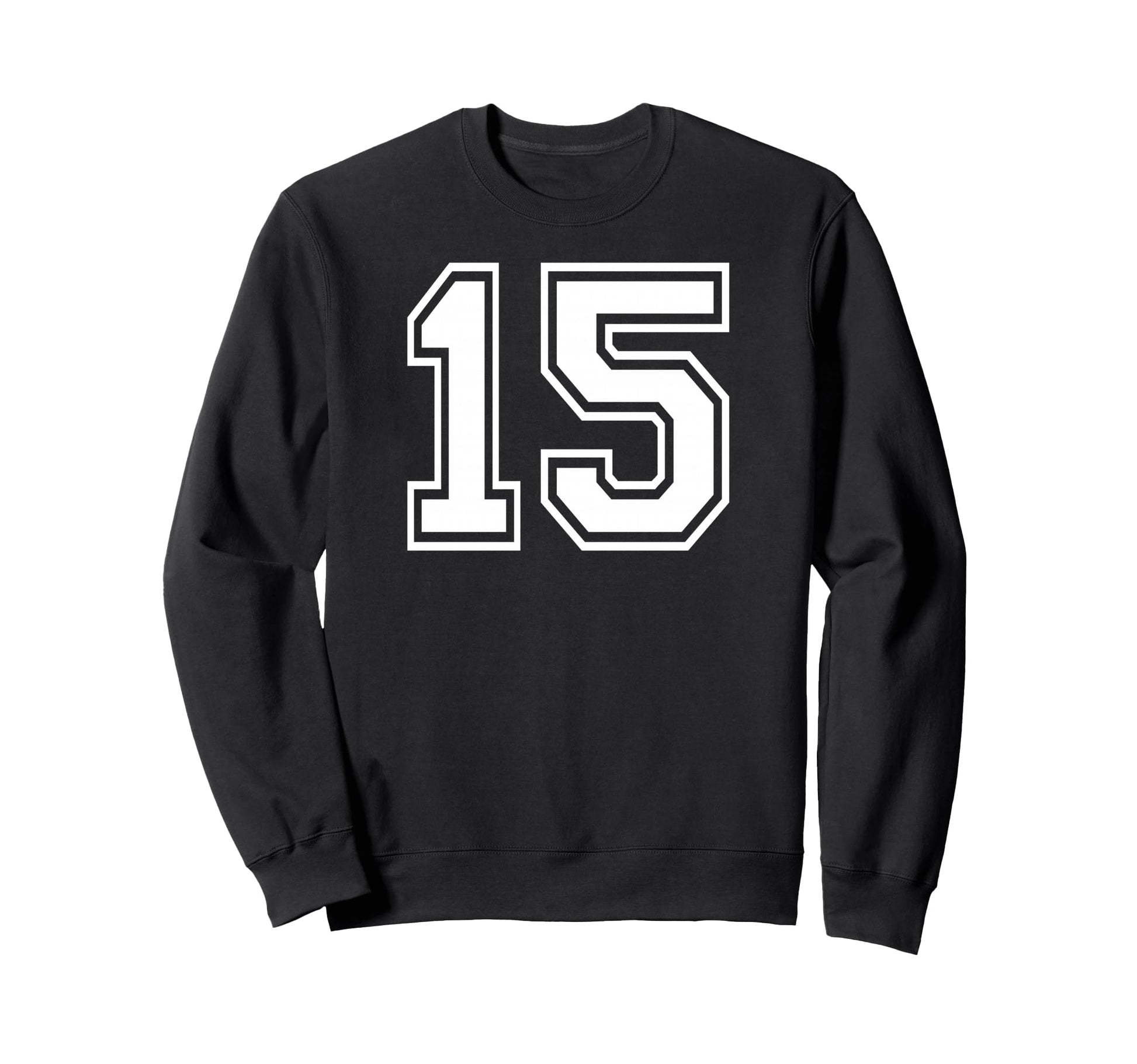 15 Number Fifteen Team Sports Sweatshirt - Aesthetic Graphic Men Women - T-Shirt, Sweatshirt, Hoodie