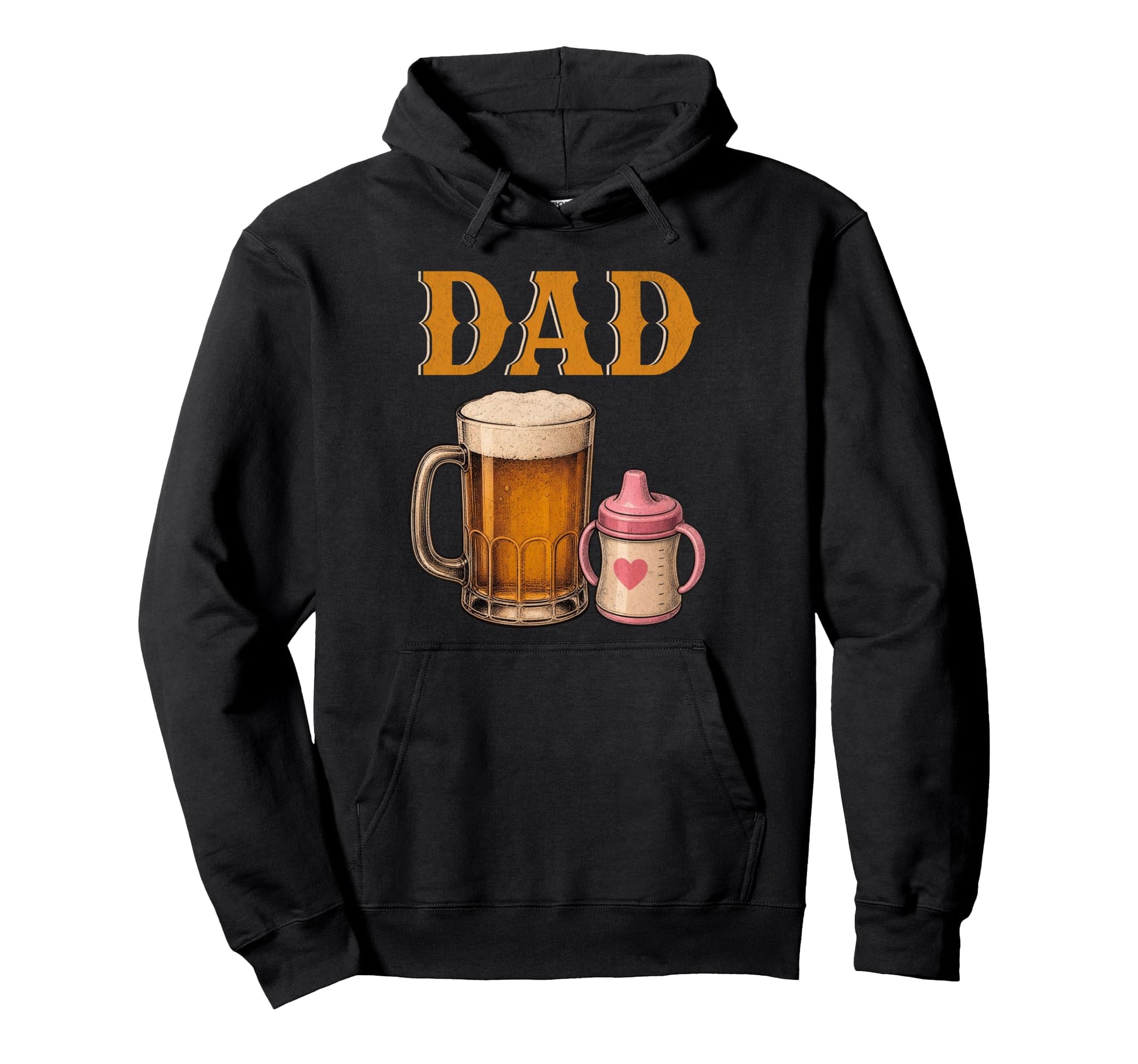 Dad Daughter Funny Fathers Day Dad Hoodie - Graphic Print Men Women - T-Shirt, Sweatshirt, Hoodie