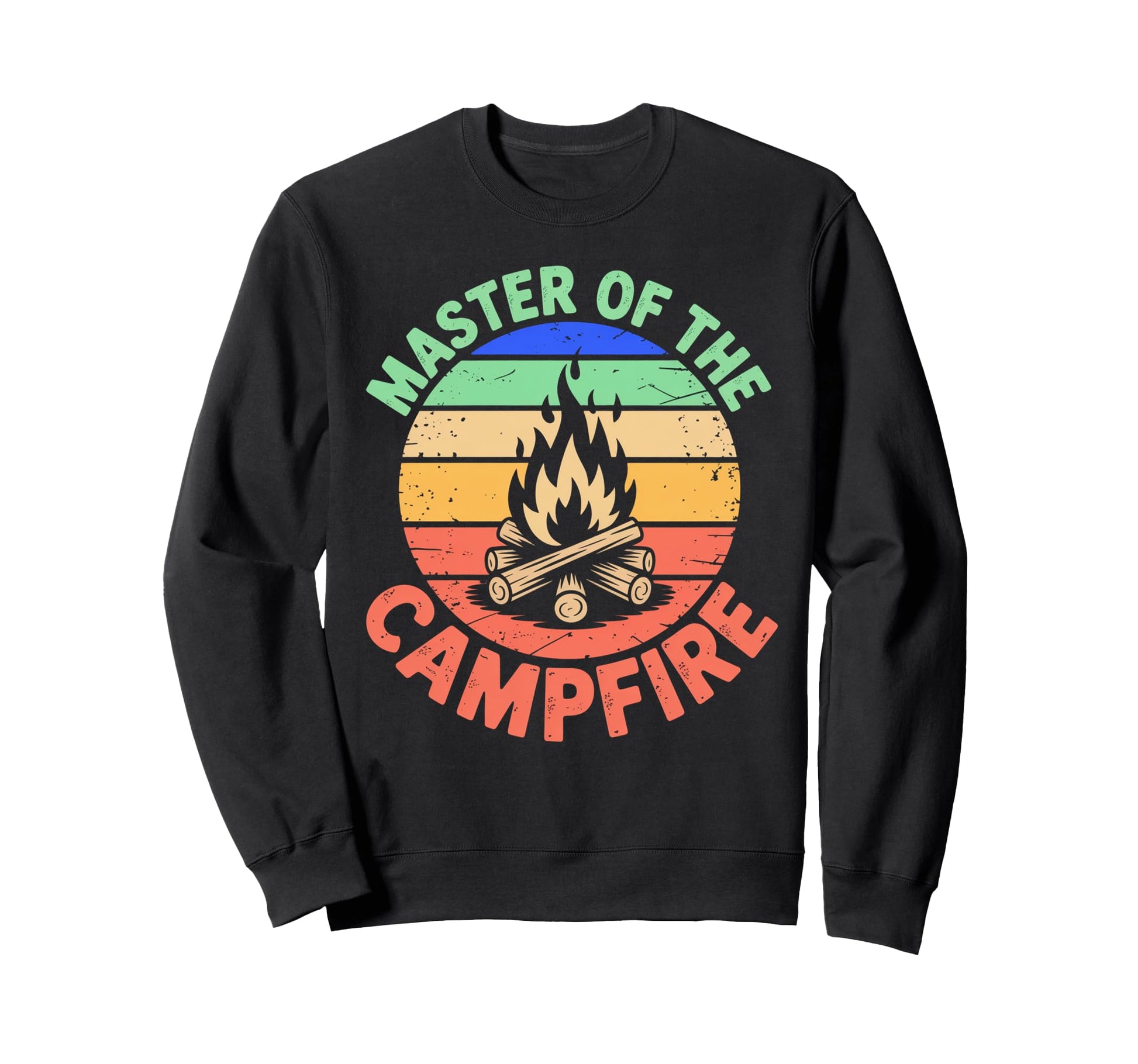 Master Campfire Dad Camping Sweatshirt - Casual Everyday Wear for Adults - T-Shirt, Sweatshirt, Hoodie