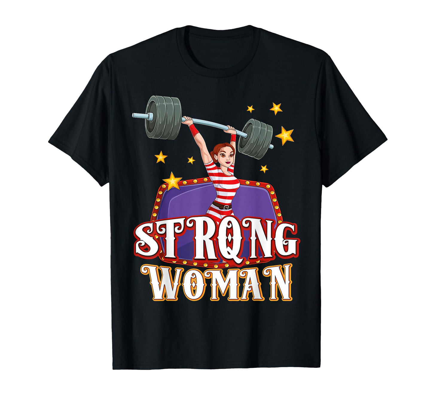 Strong Costume Circus Staff Carnival T-Shirt - Minimalist Print Unisex - T-Shirt, Sweatshirt, Hoodie