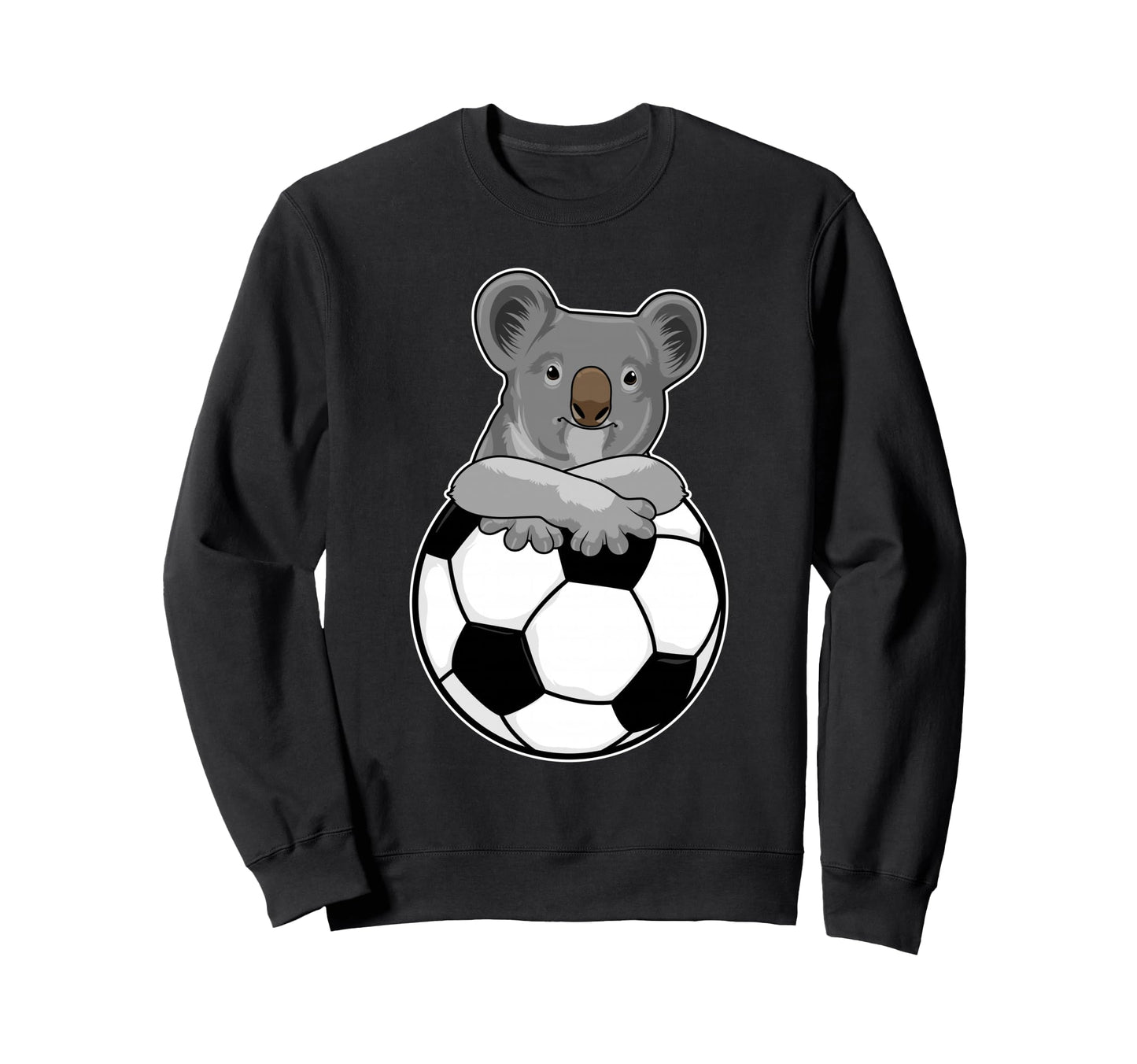 Koala Soccer Player Soccer Sports Sweatshirt - Graphic Print for Adults - T-Shirt, Sweatshirt, Hoodie