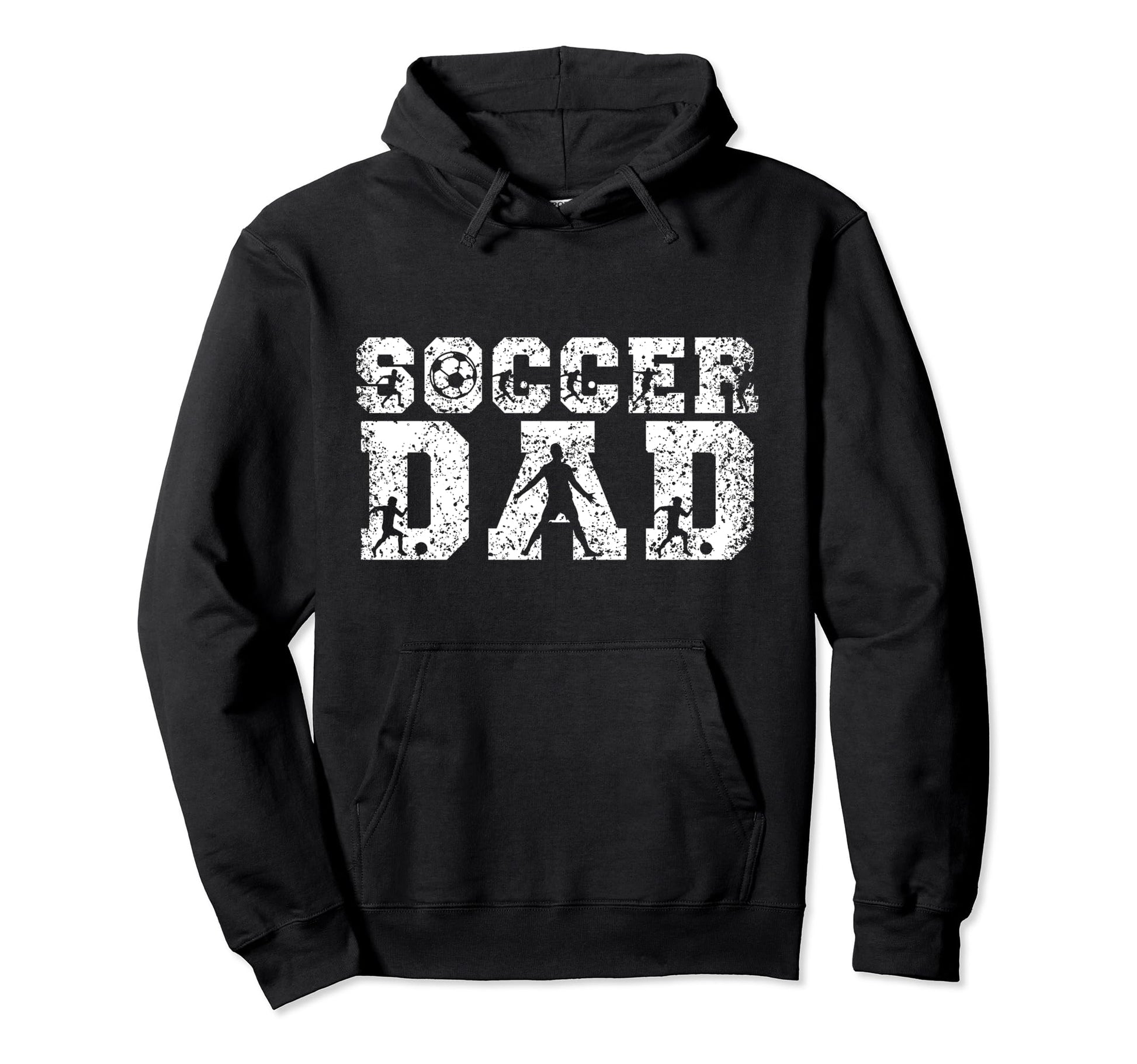 Soccer Dad Father Player Daddy Papa Hoodie - Fun Novelty Design for Adults - T-Shirt, Sweatshirt, Hoodie