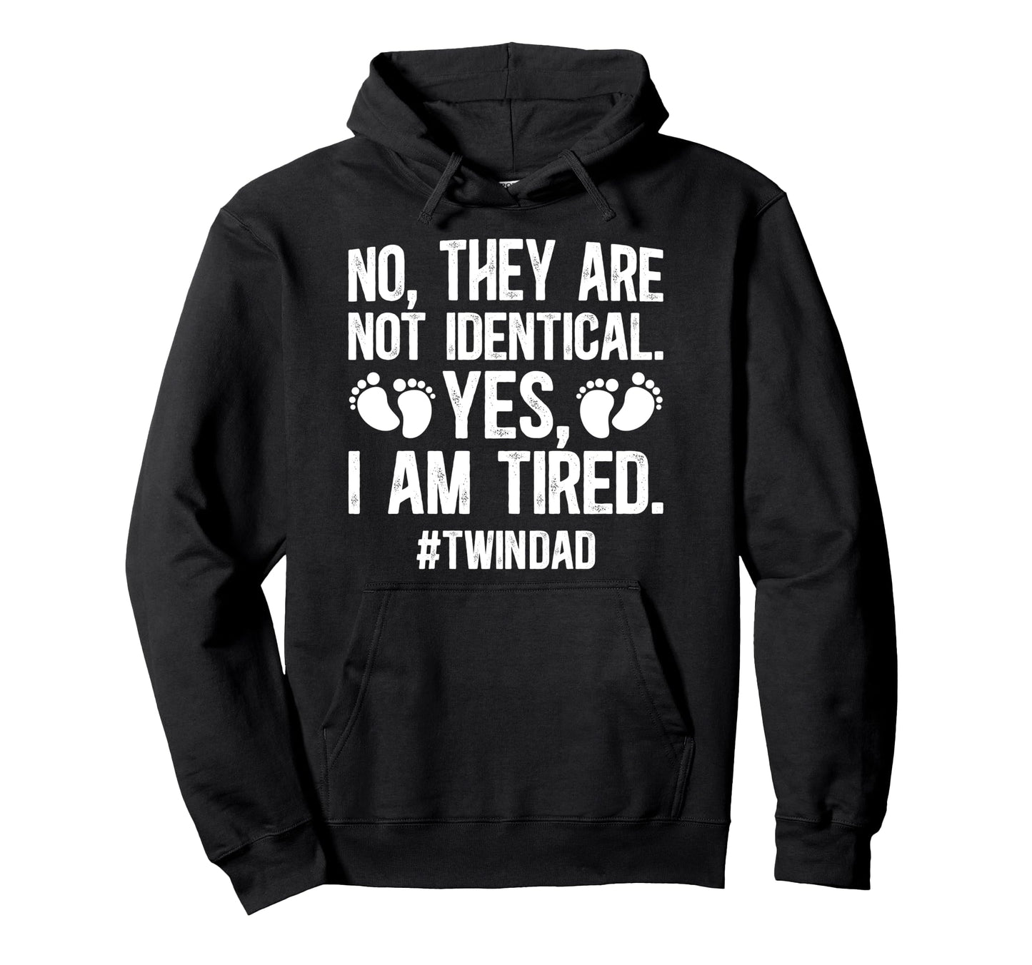Im Tired Twin Dad Twins Funny Twin Father Hoodie - Novelty Apparel Unisex - T-Shirt, Sweatshirt, Hoodie