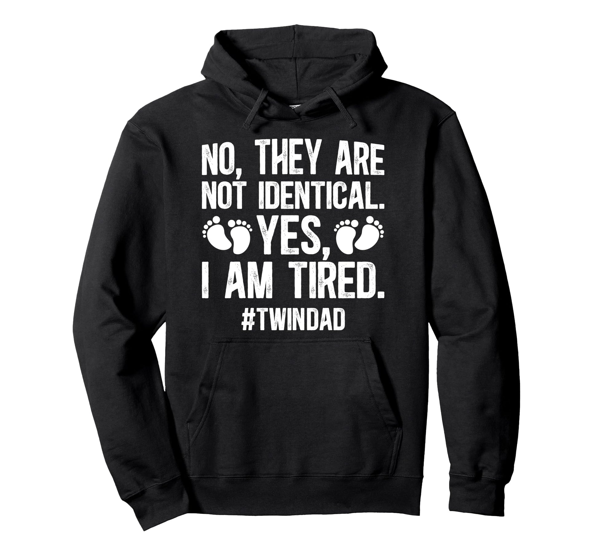 Im Tired Twin Dad Twins Funny Twin Father Hoodie - Novelty Apparel Unisex - T-Shirt, Sweatshirt, Hoodie