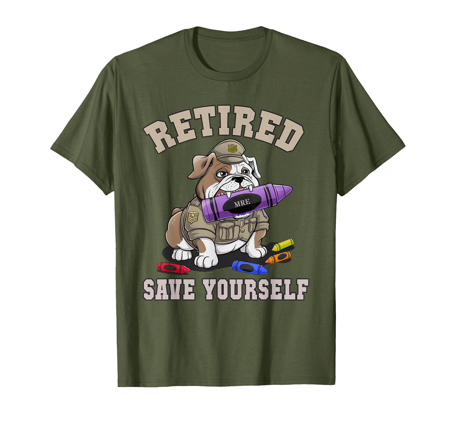Retired Save Yourself Off Duty T-Shirt - Fun Novelty Design for Adults - T-Shirt, Sweatshirt, Hoodie