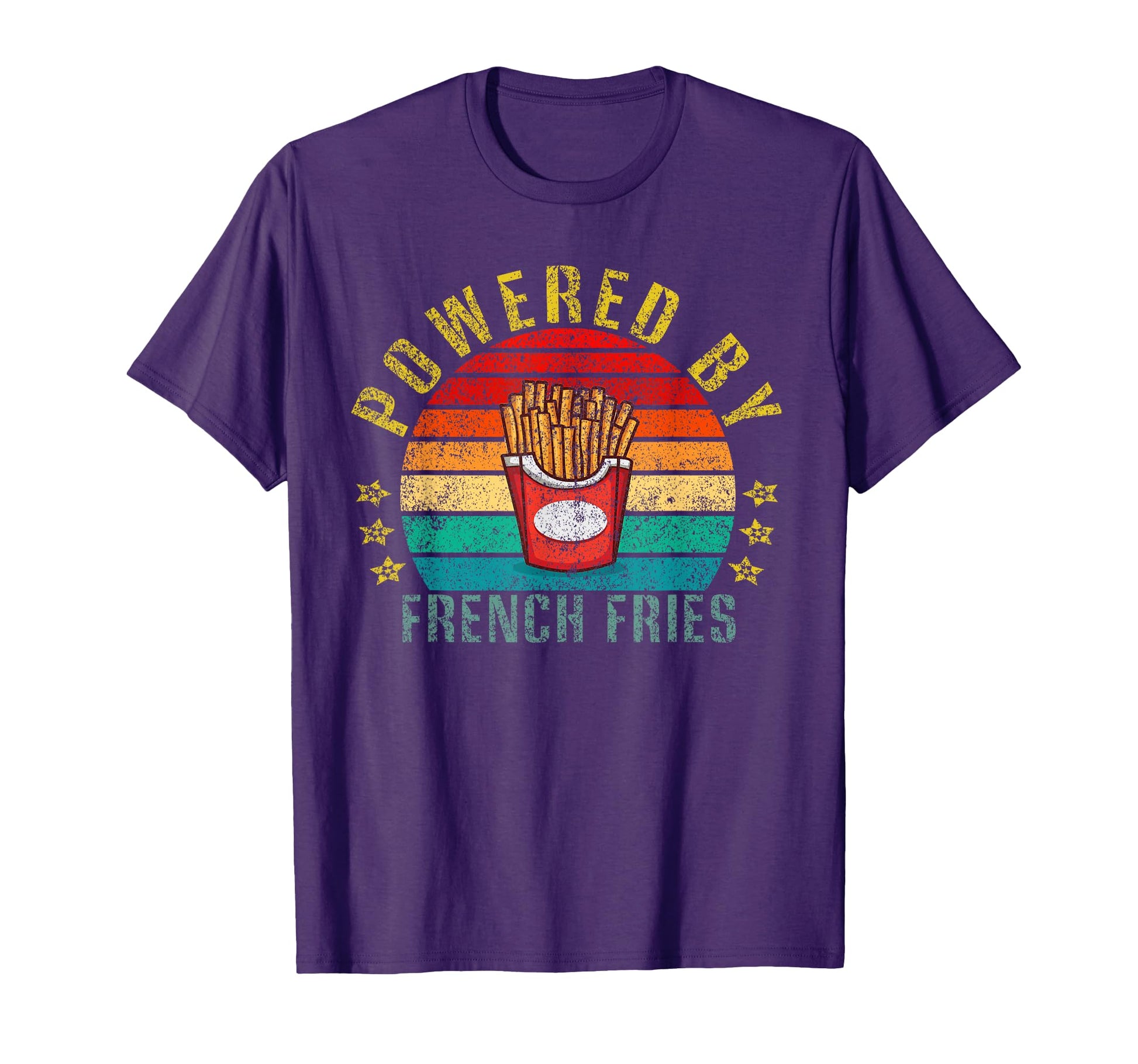 Powered French Fries Funny T-Shirt - Streetwear Style Men Women - T-Shirt, Sweatshirt, Hoodie