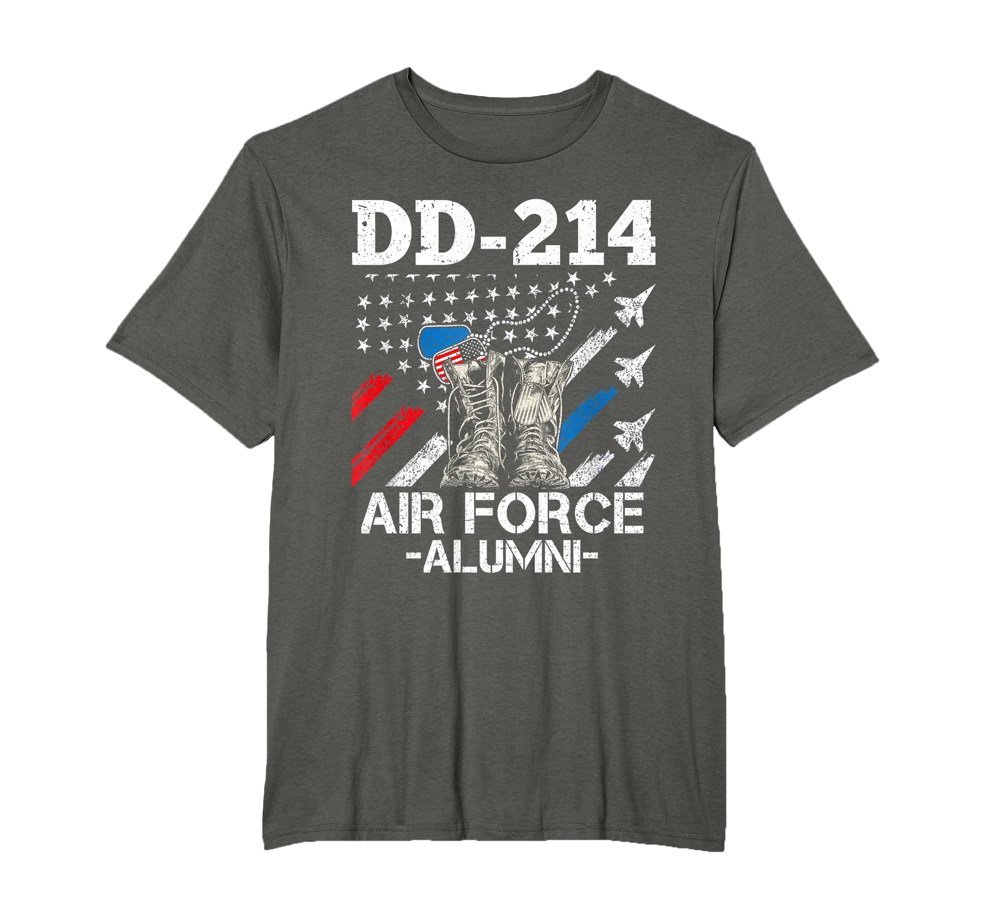 Dd 214 Air Force Alumni Us Veteran Dad T-Shirt - Novelty Apparel Men Women - T-Shirt, Sweatshirt, Hoodie