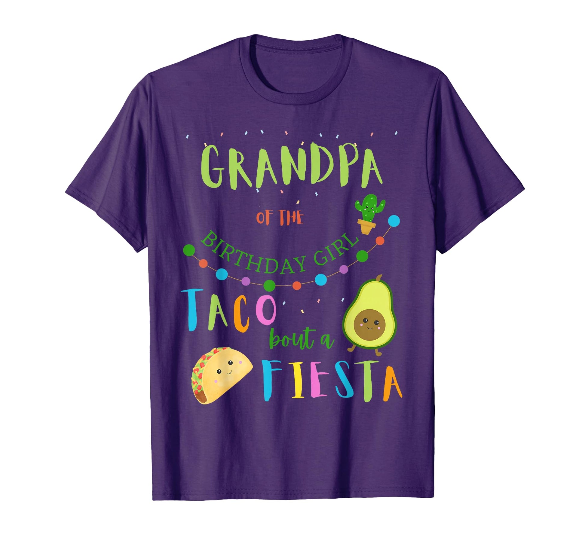 Grandpa Mexican Birthday Taco Bout T-Shirt - Trendy Graphic for Adults - T-Shirt, Sweatshirt, Hoodie