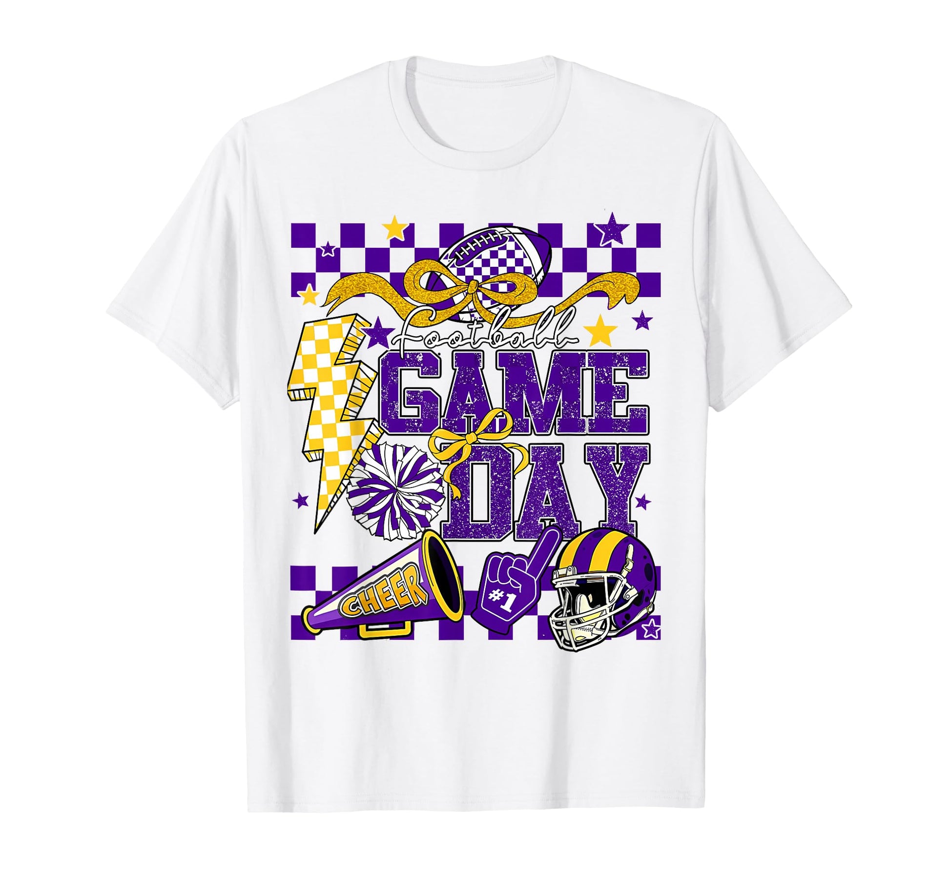 Game Day Football Touchdown Dad Mom Go T-Shirt - Fun Novelty Design Unisex - T-Shirt, Sweatshirt, Hoodie