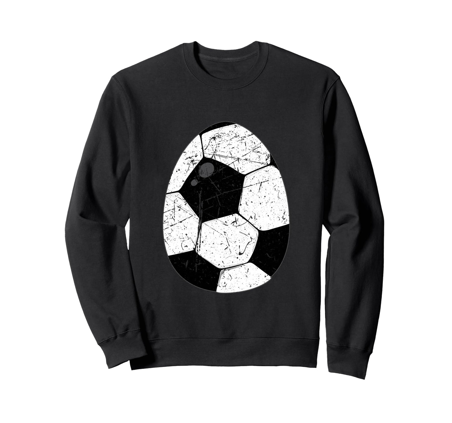 Funny Soccer Ball Happy Easter Egg Sweatshirt - Trendy Graphic Unisex - T-Shirt, Sweatshirt, Hoodie