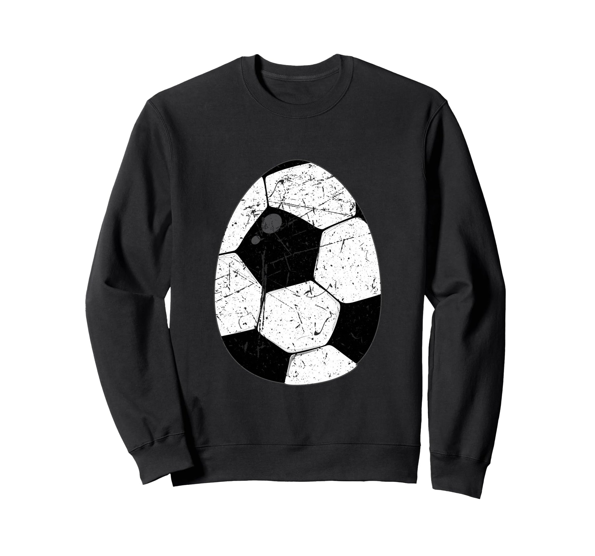 Funny Soccer Ball Happy Easter Egg Sweatshirt - Trendy Graphic Unisex - T-Shirt, Sweatshirt, Hoodie