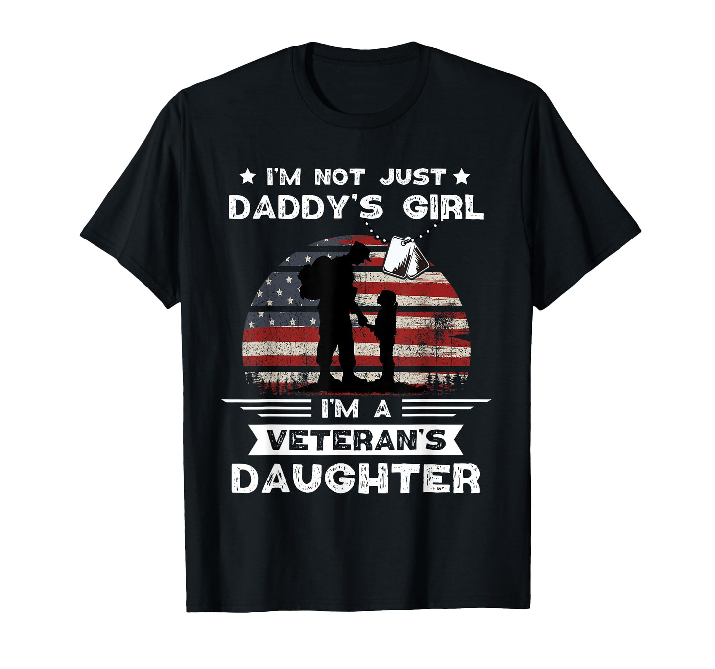 Veterans Daughter Funny Veterans Day T-Shirt - Streetwear Style for Adults - T-Shirt, Sweatshirt, Hoodie