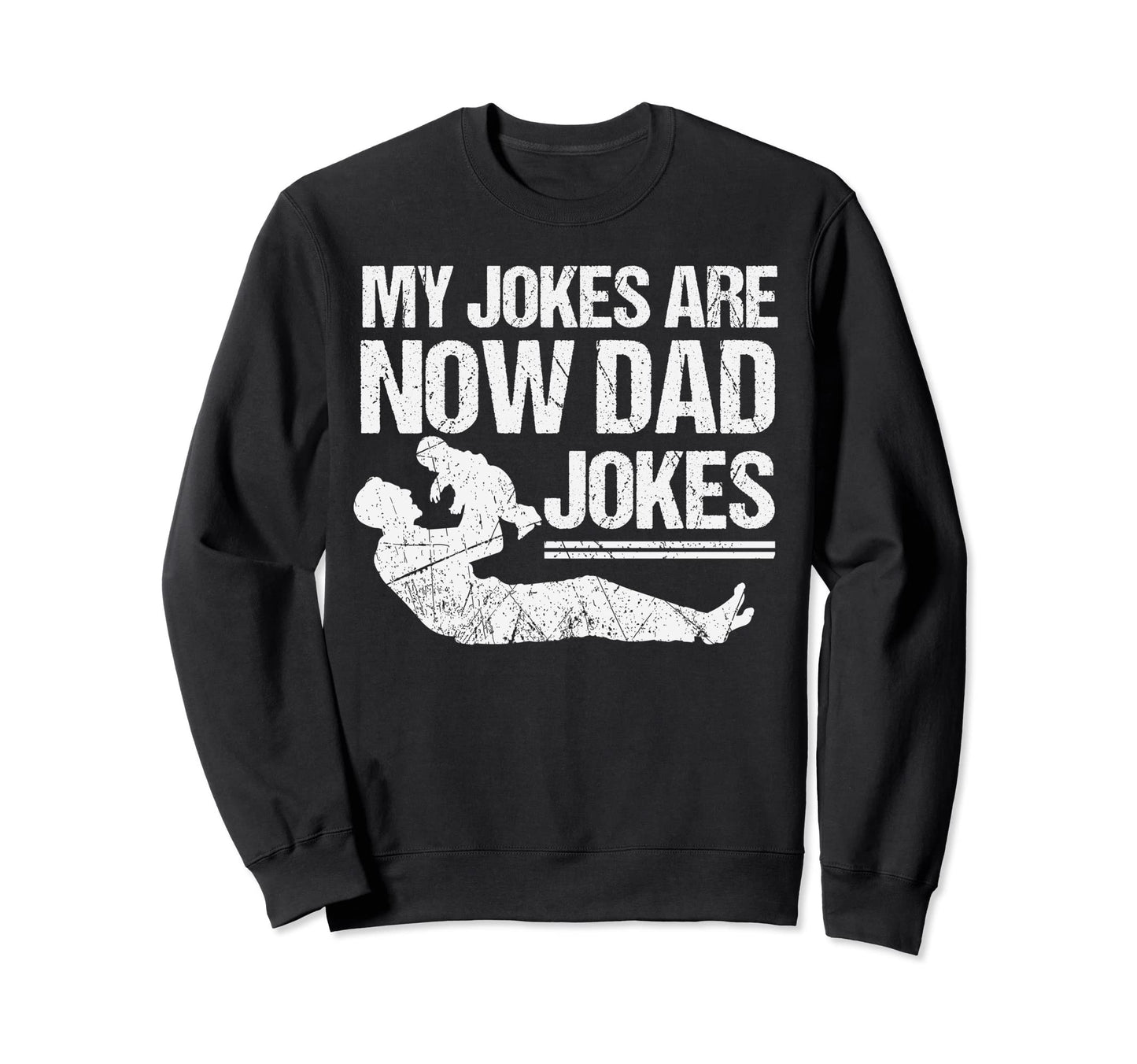 Funny First Time Dad New Father Sweatshirt - Minimalist Print for Adults - T-Shirt, Sweatshirt, Hoodie
